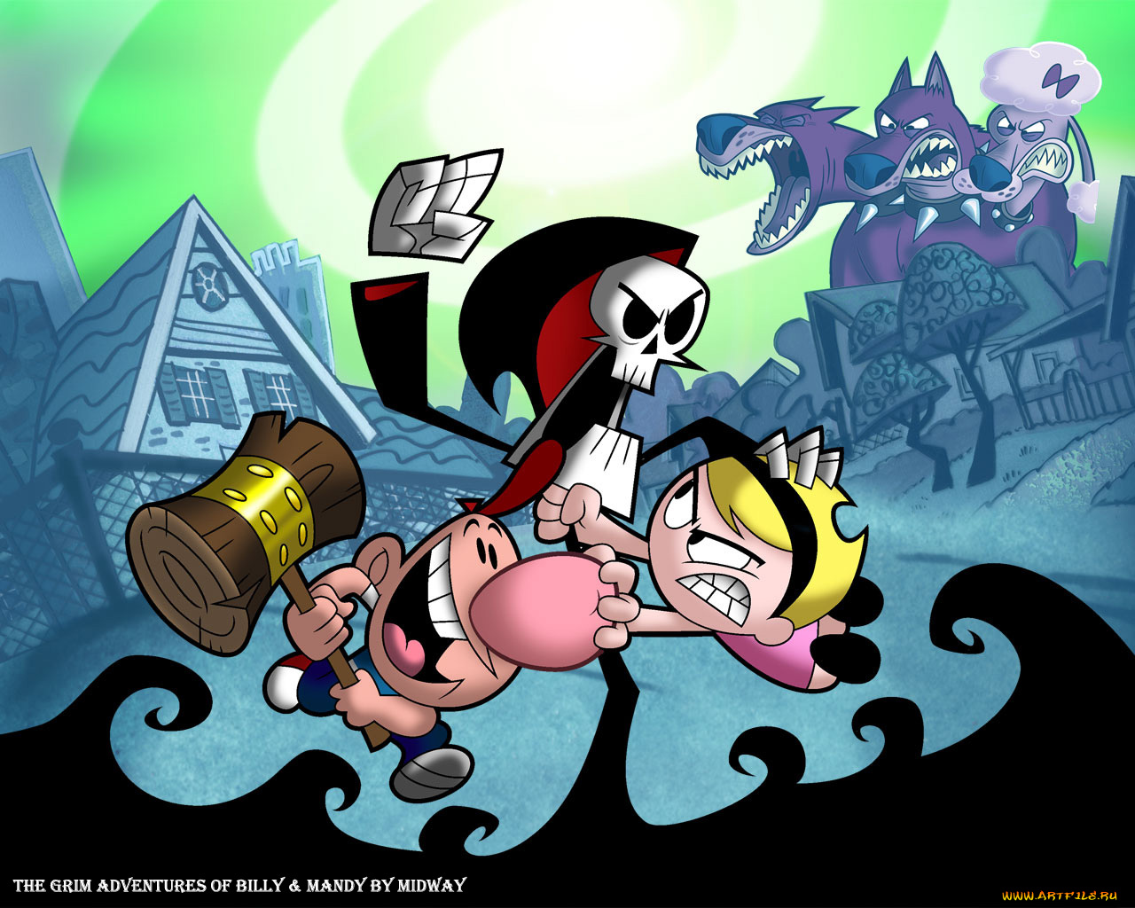 the, grim, adventures, of, billy, mandy, видео, игры