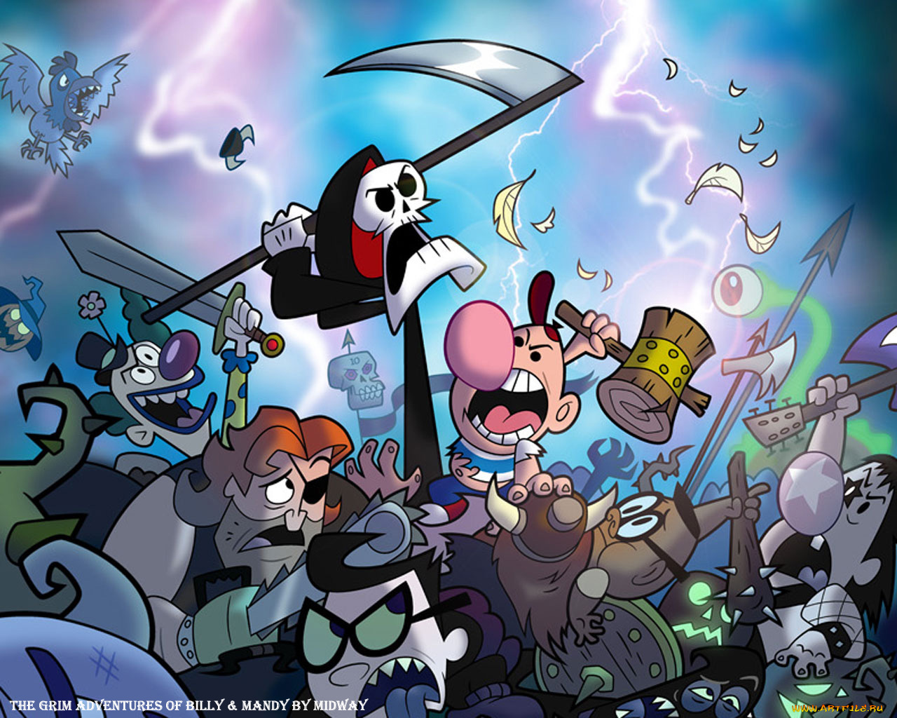 the, grim, adventures, of, billy, mandy, видео, игры