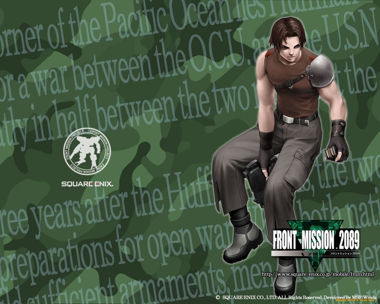 видео, игры, front, mission, 2089