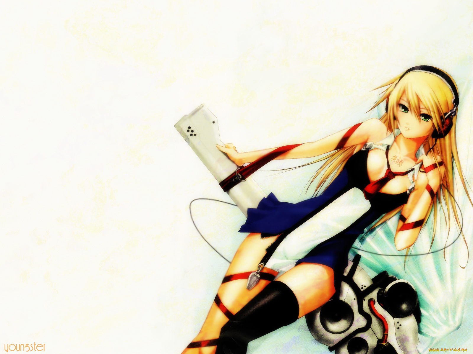 аниме, blazblue, noel, vermillion