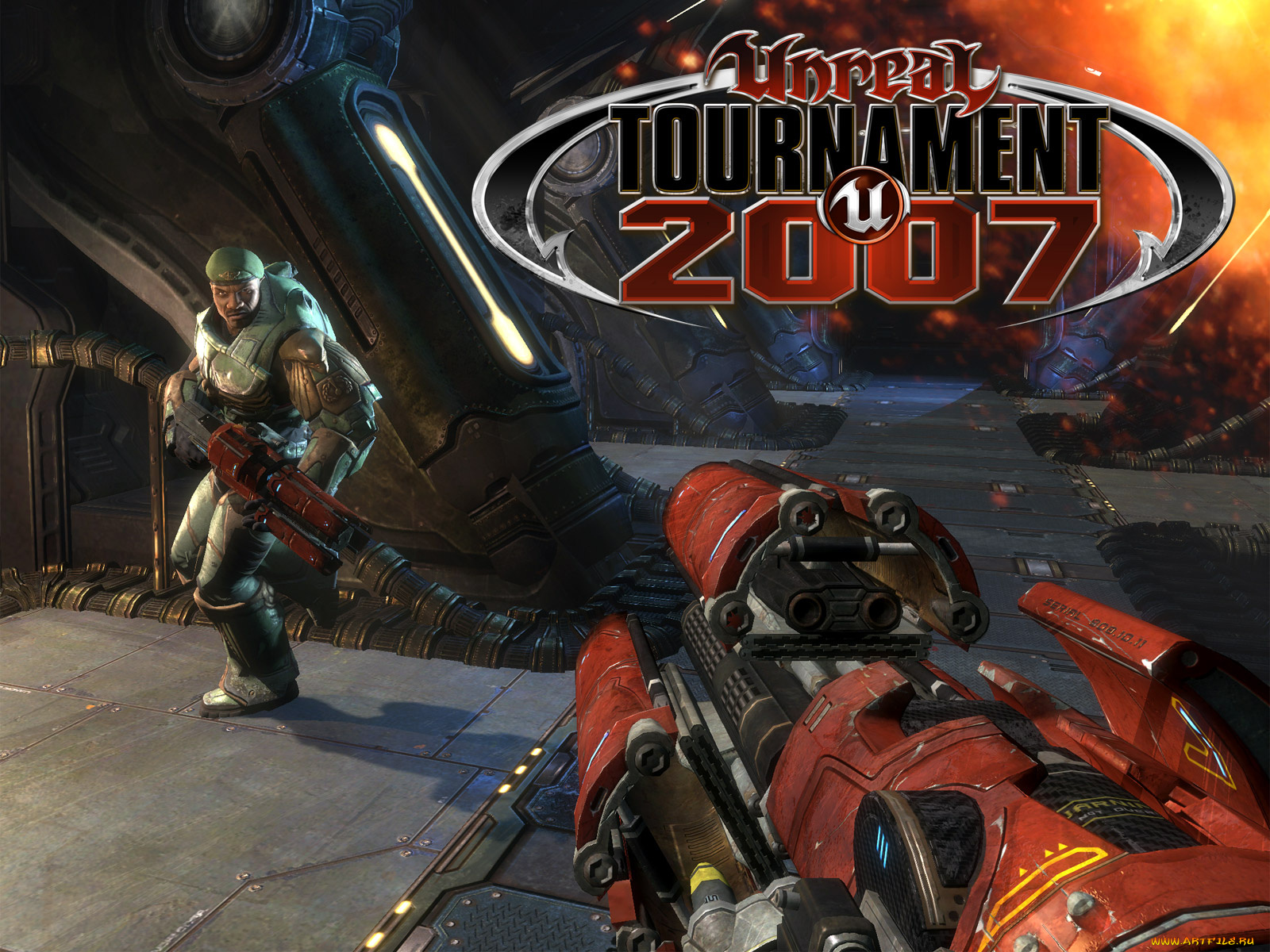 unreal, tournament, 2007, видео, игры