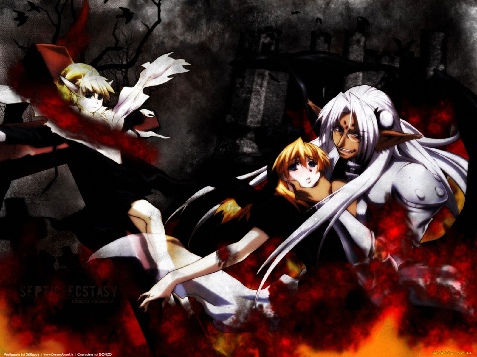 аниме, chrno, crusade