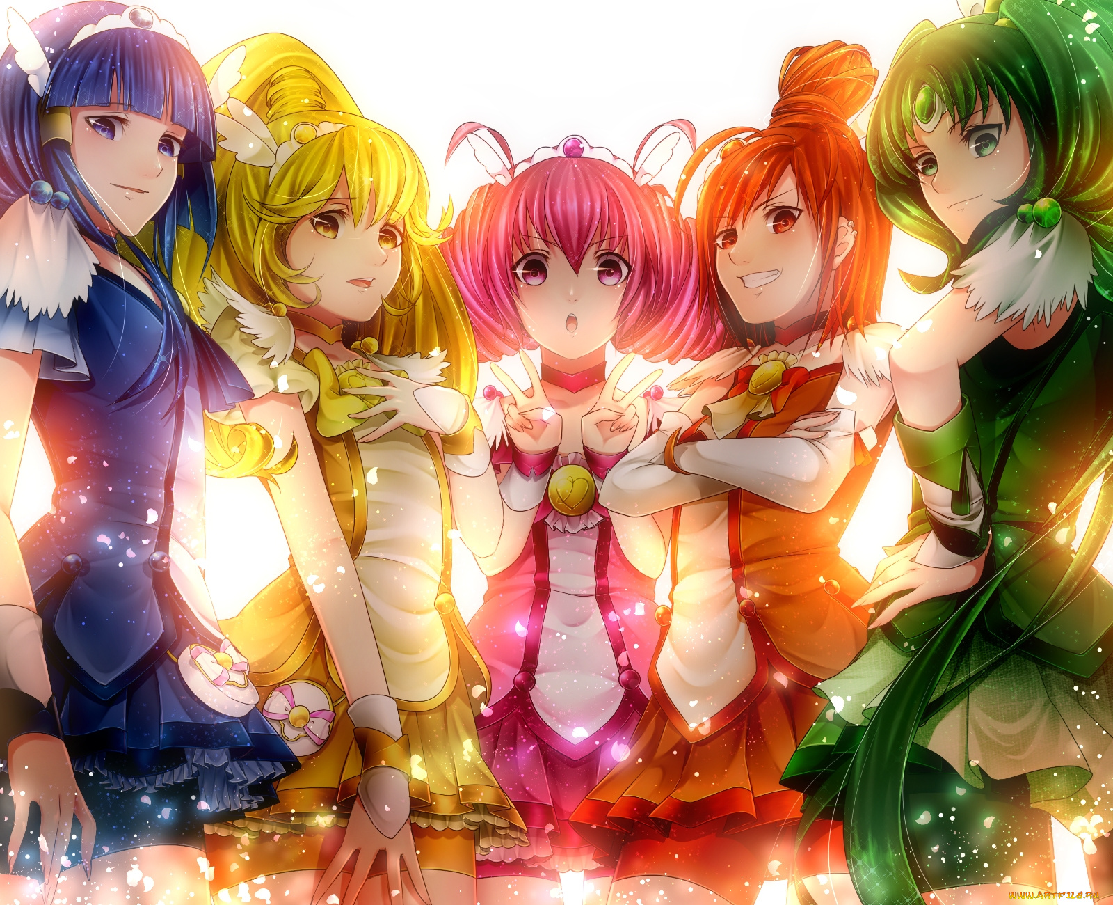 smile, precure, аниме