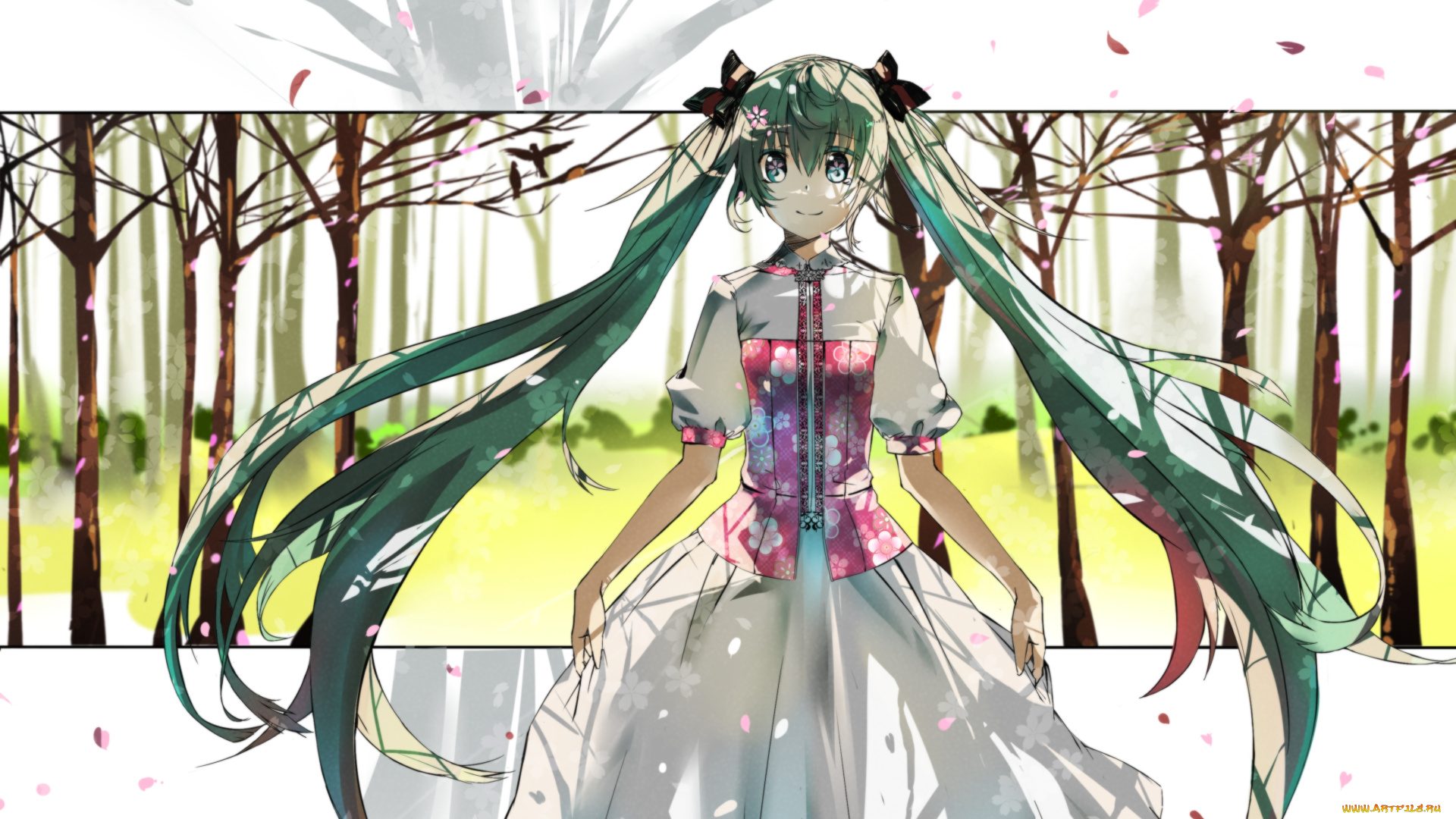 аниме, vocaloid, hatsune, miku