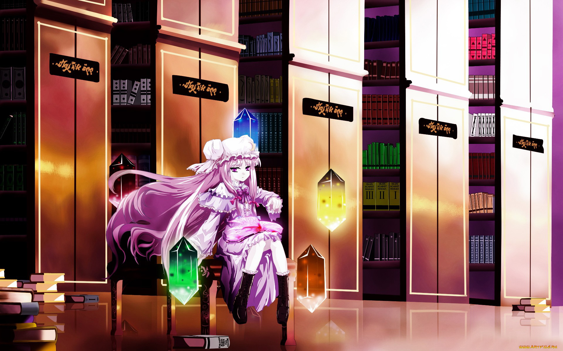 аниме, touhou, девушка