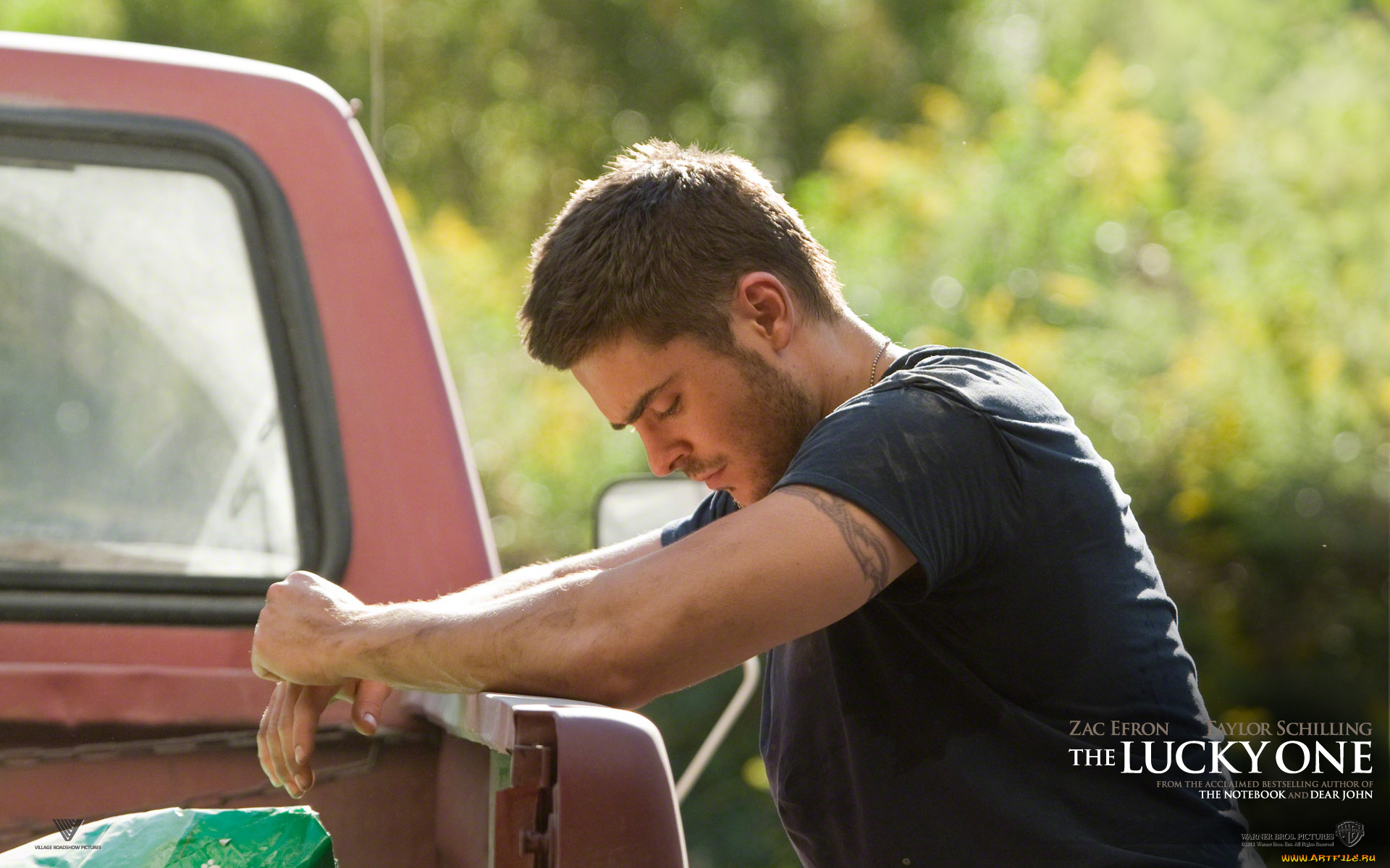 кино, фильмы, the, lucky, one, машина, грусть, тату, zac, efron