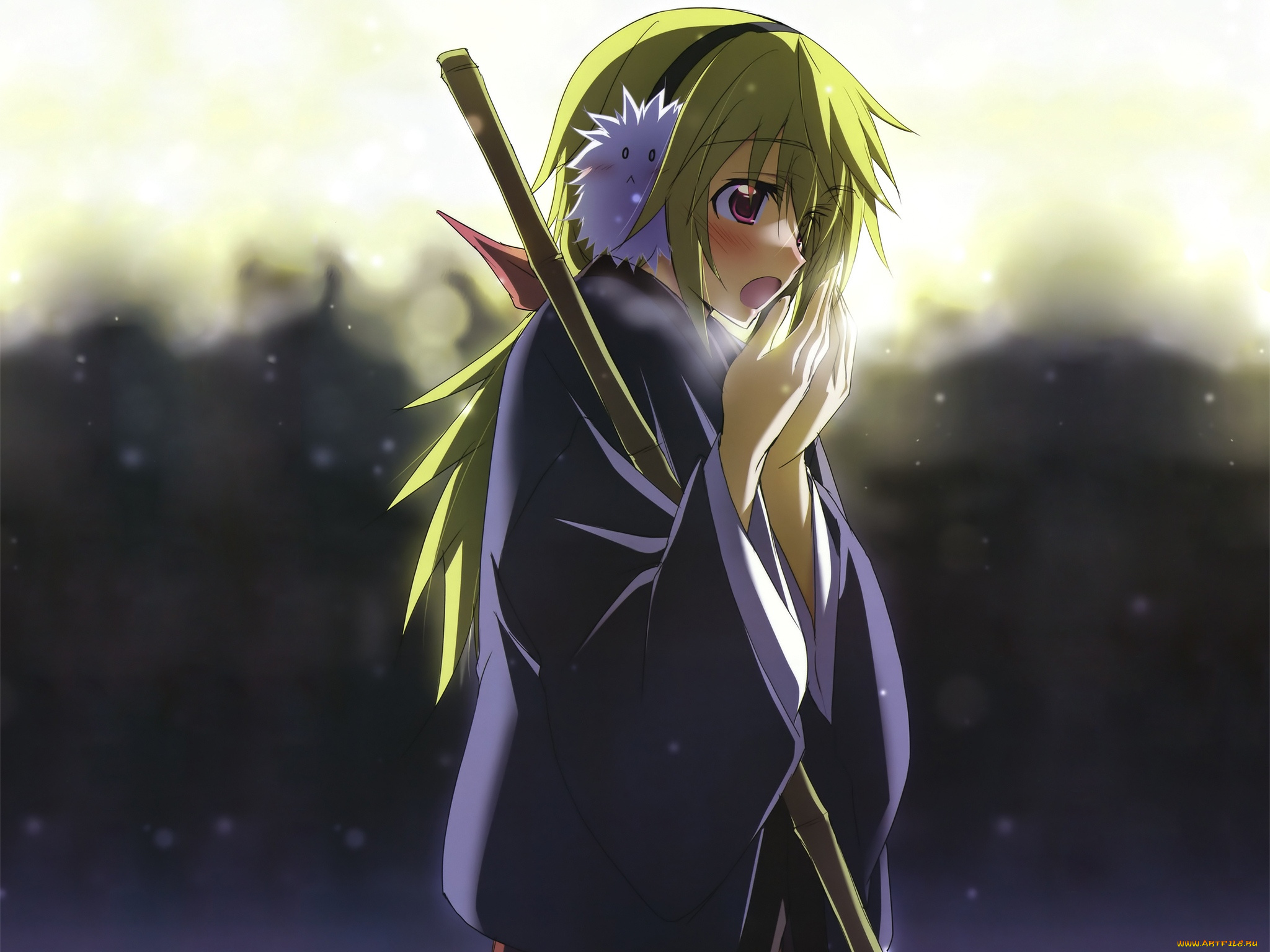 аниме, infinite, stratos, девушка