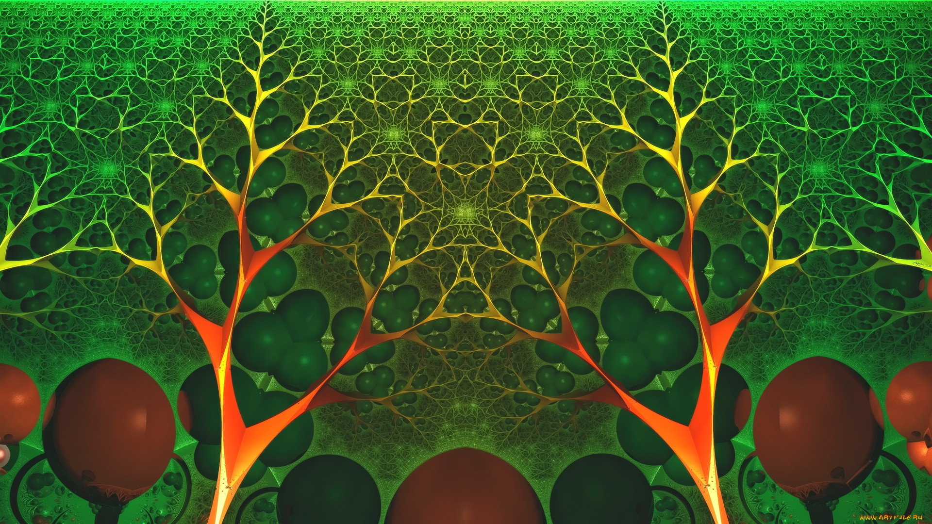 3д, графика, fractal, , фракталы, узор, цвета, фон