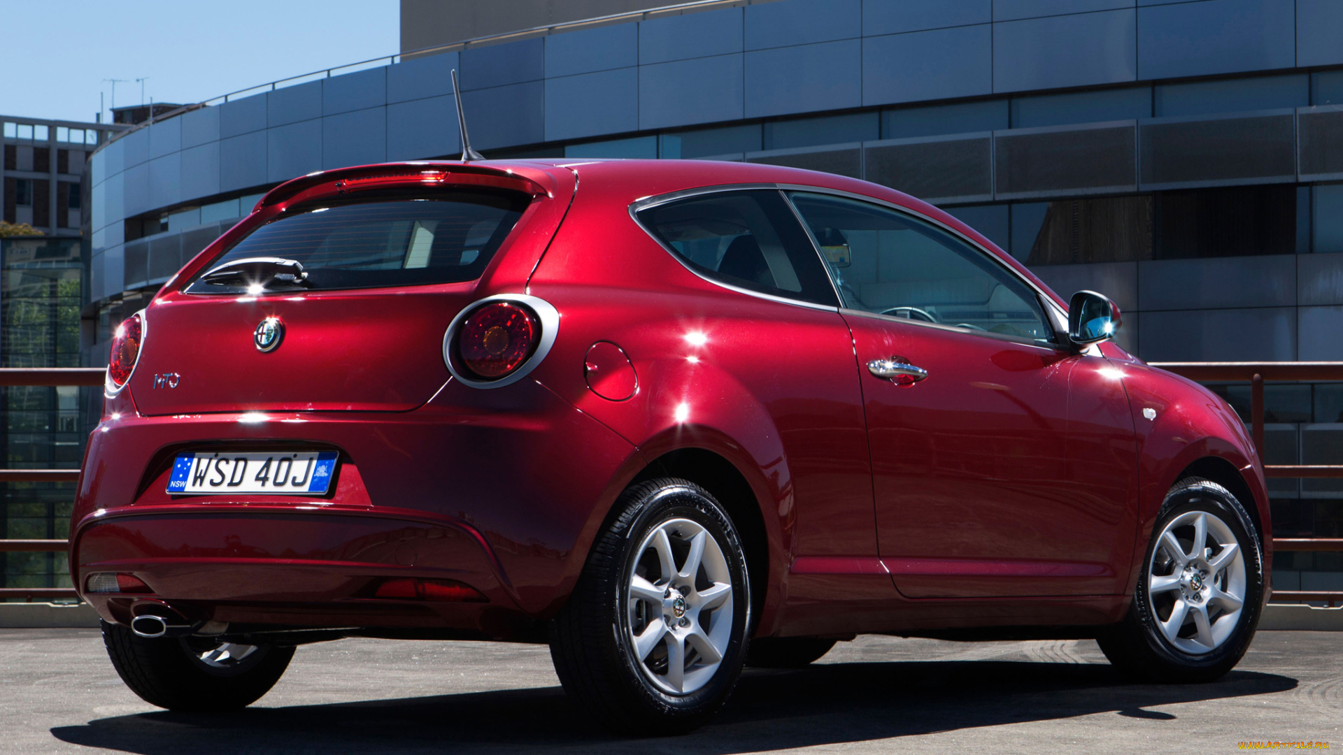 автомобили, alfa, romeo, alfa, romeo, mito, au-spec, 955, 2014, красный