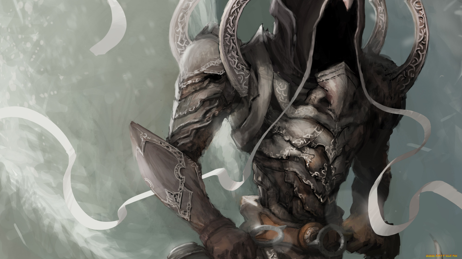 видео, игры, diablo, iii, , reaper, of, souls, оружие, серпы, ленты, игра, арт, дьявол