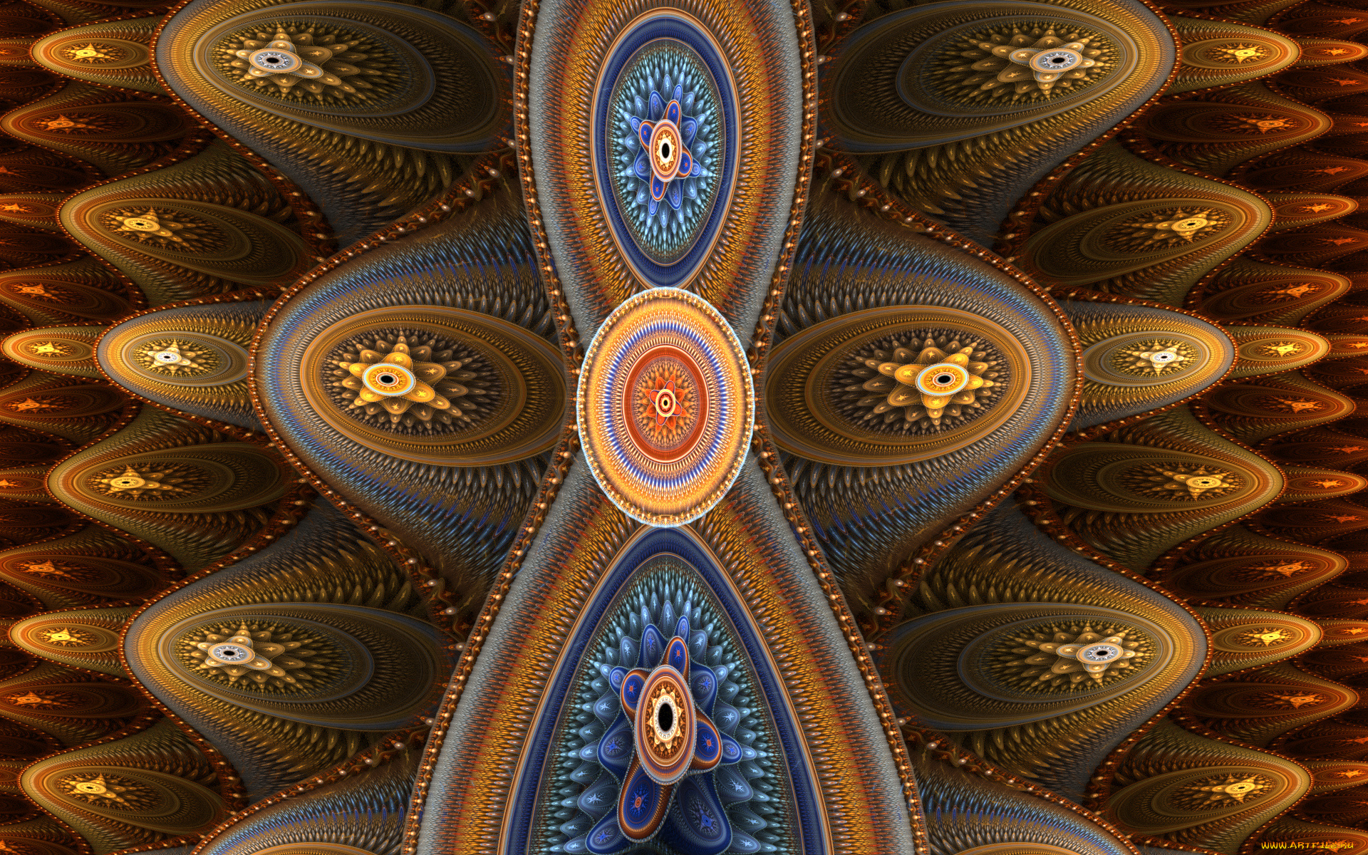 3д, графика, fractal, , фракталы, узор, цвета, фон