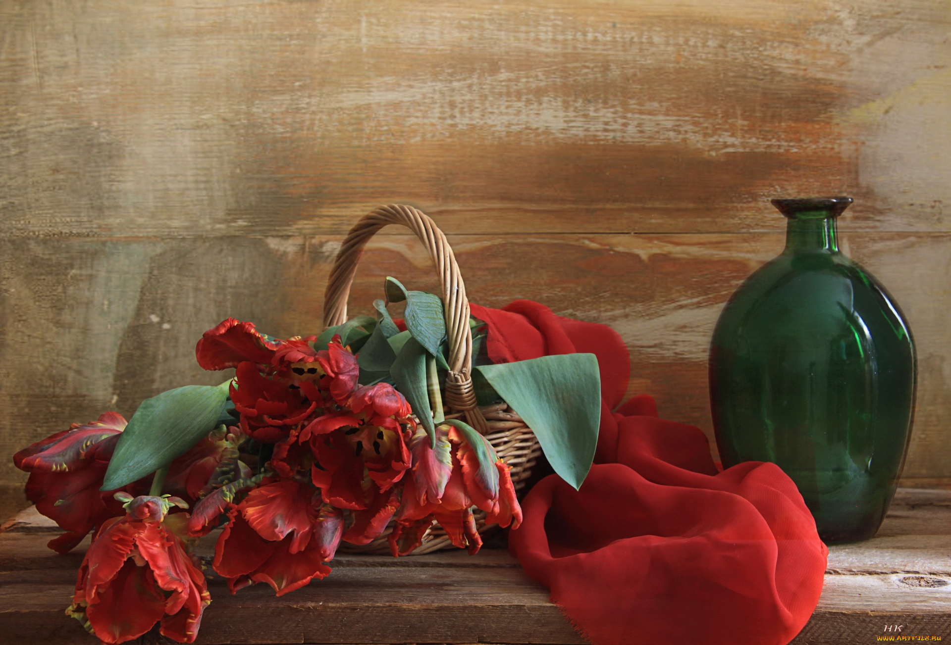 цветы, тюльпаны, букет