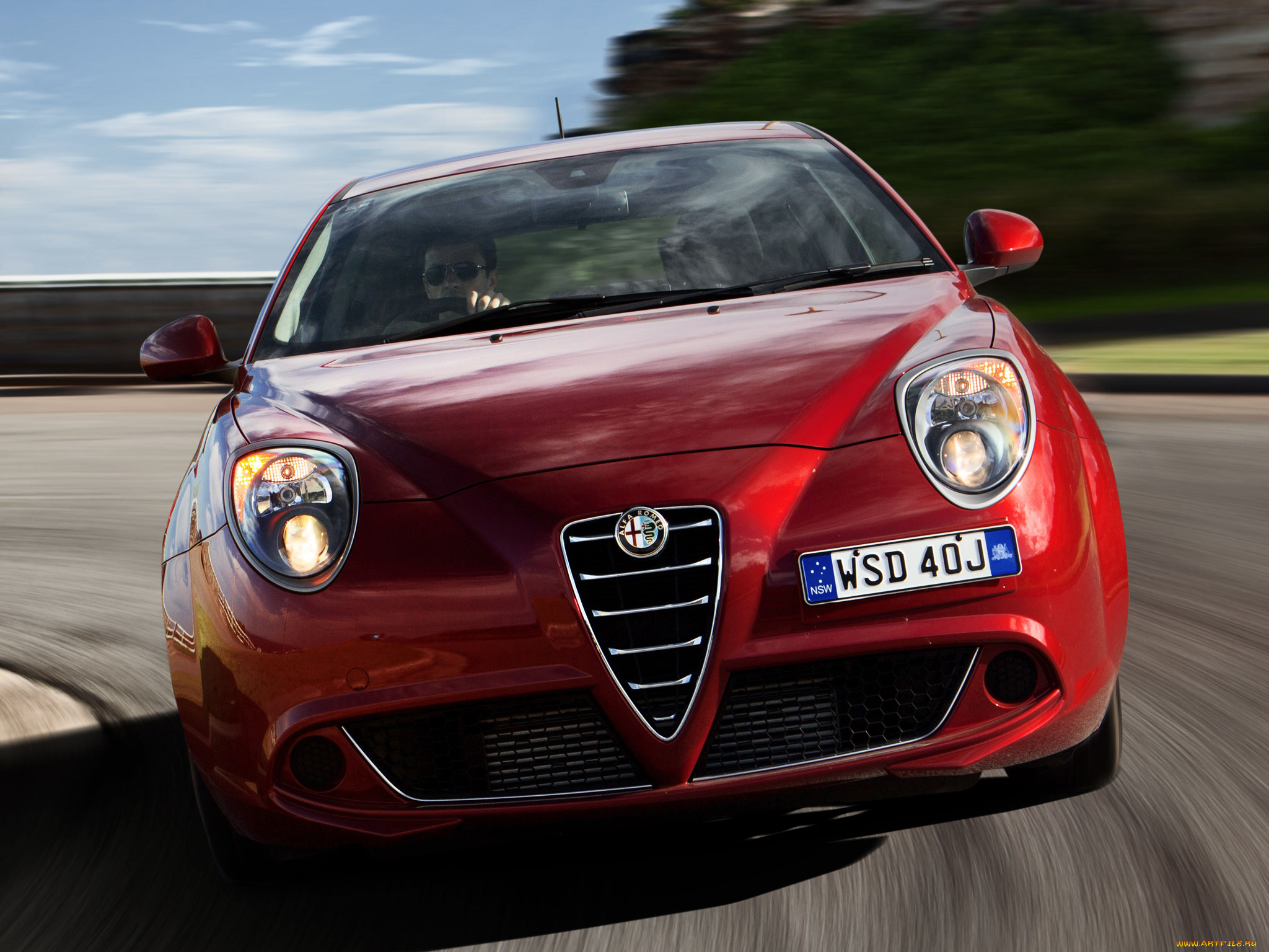 автомобили, alfa, romeo, alfa, romeo, mito, au-spec, 955, 2014, красный
