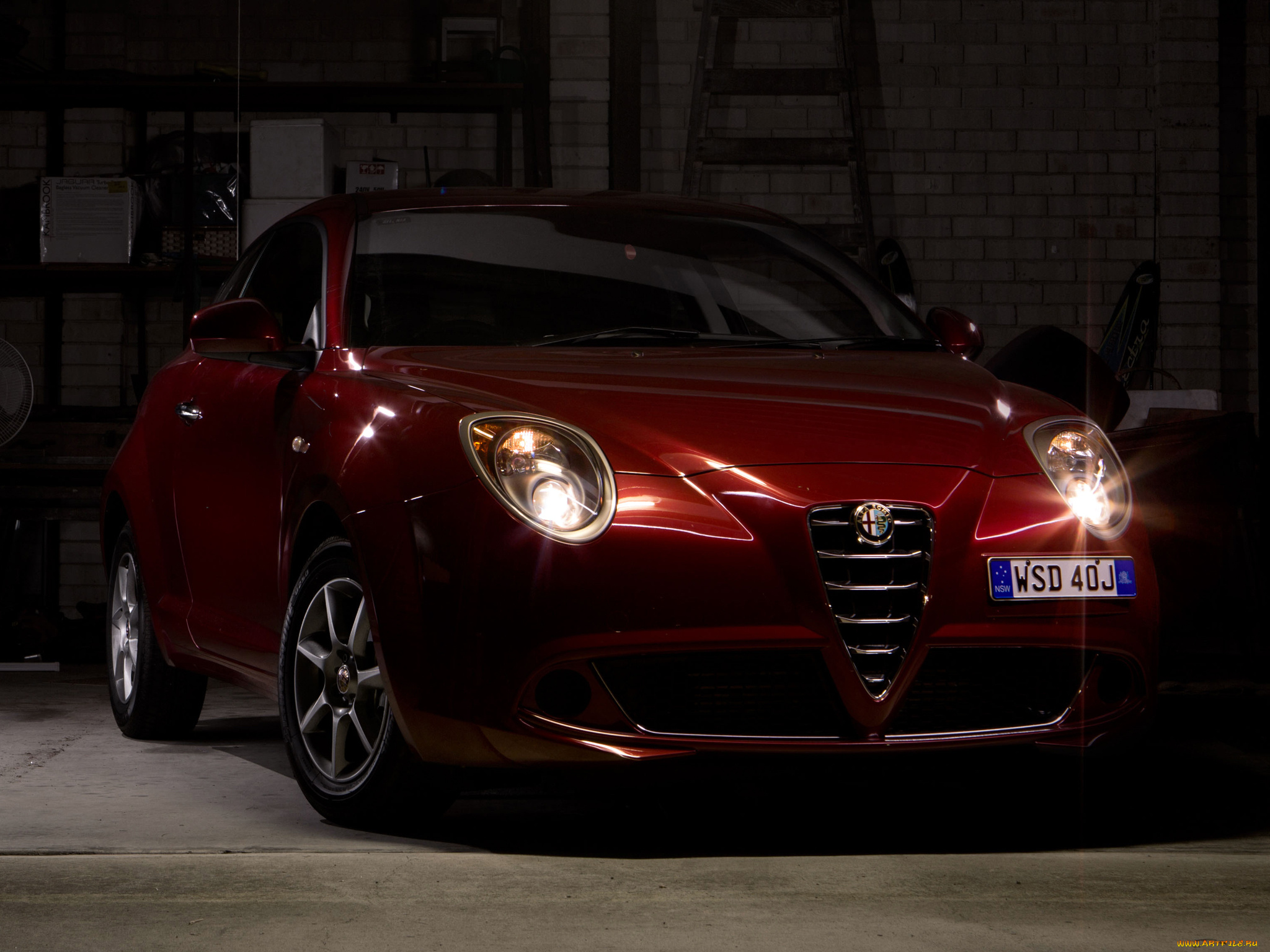 автомобили, alfa, romeo, alfa, romeo, mito, au-spec, 955, 2014, красный