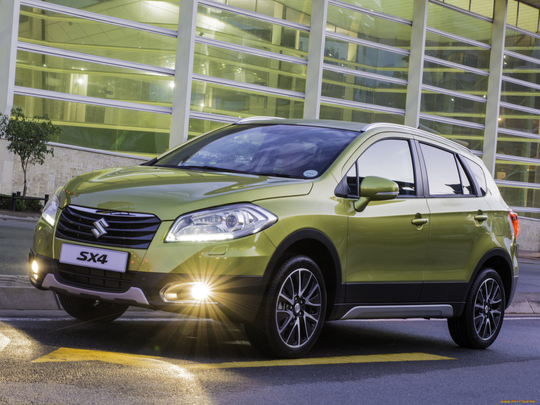 автомобили, suzuki, sx4, za-spec, 2014, зеленый