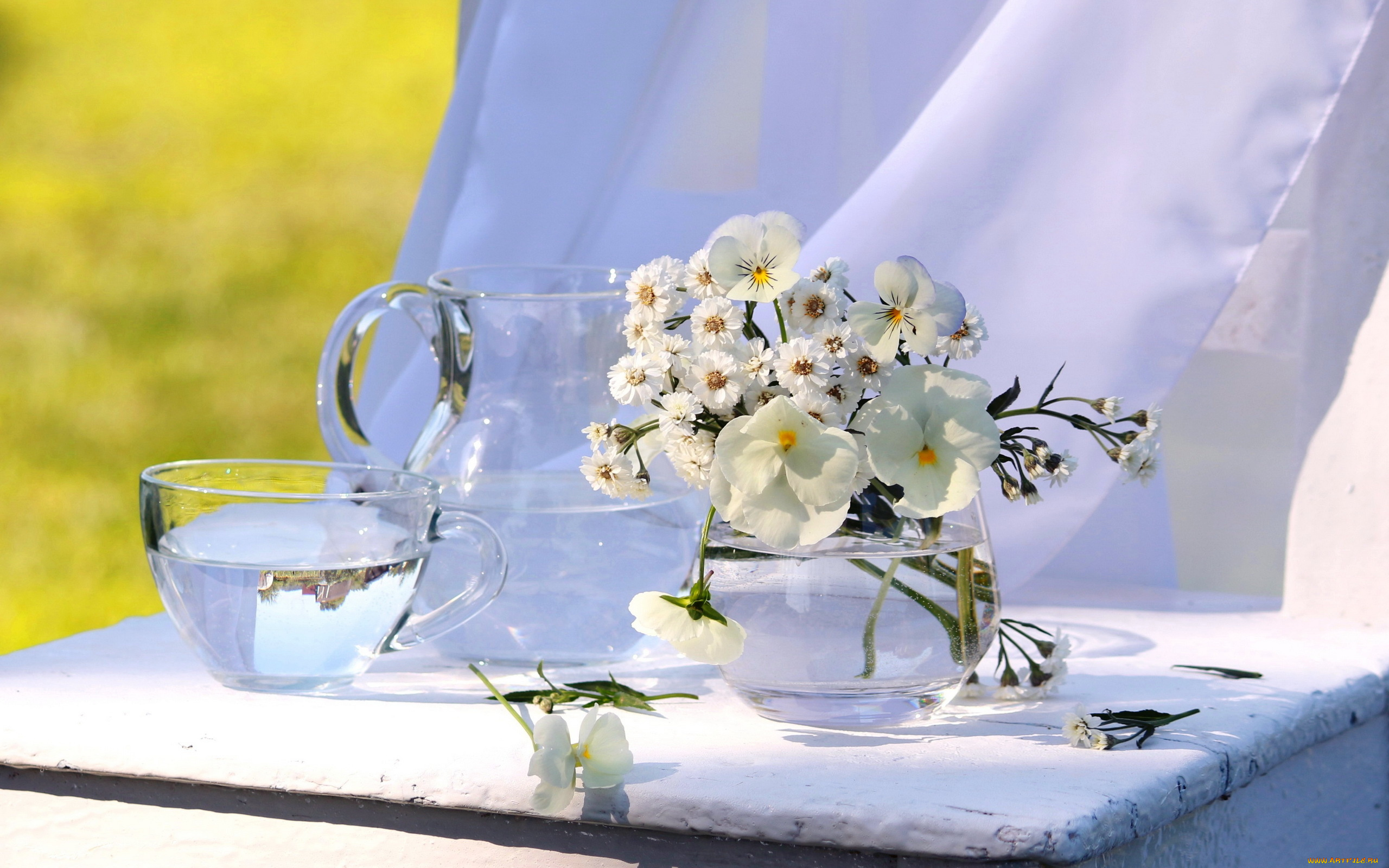 цветы, разные, вместе, анютины, глазки, композиция, лето, настроение, натюрморт, фото, фотонатюрморт