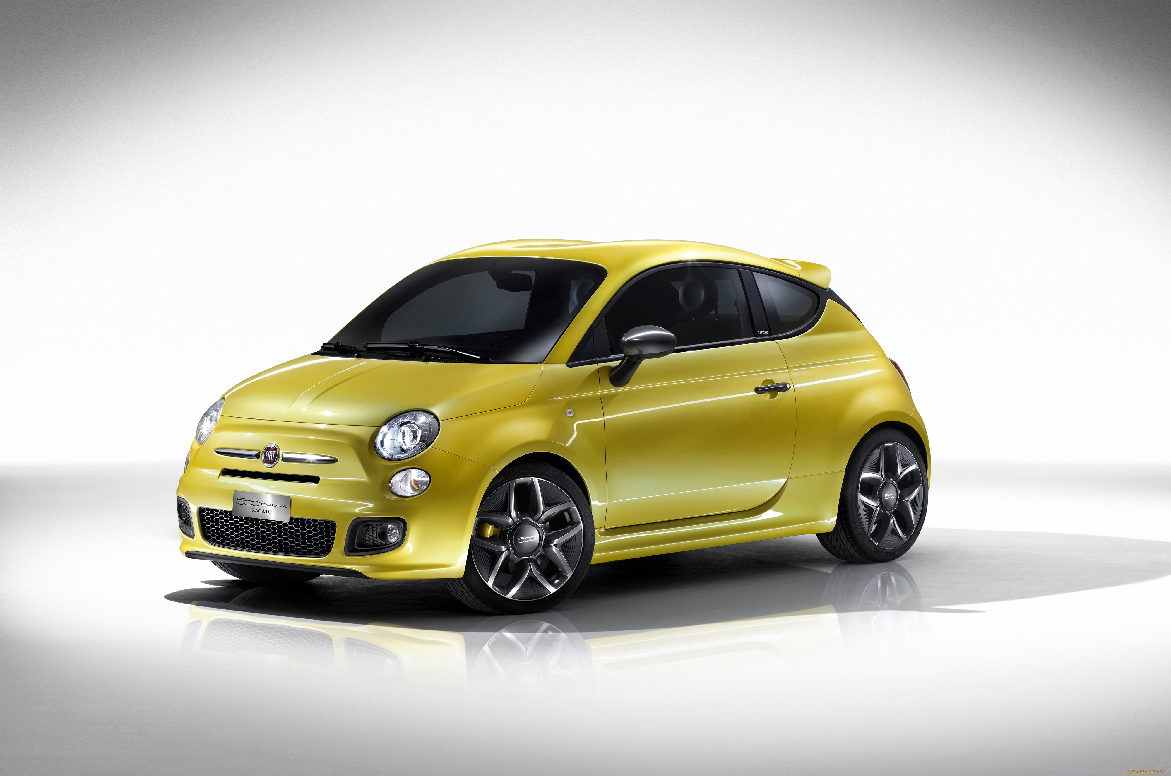 автомобили, fiat, фиат, жёлтый