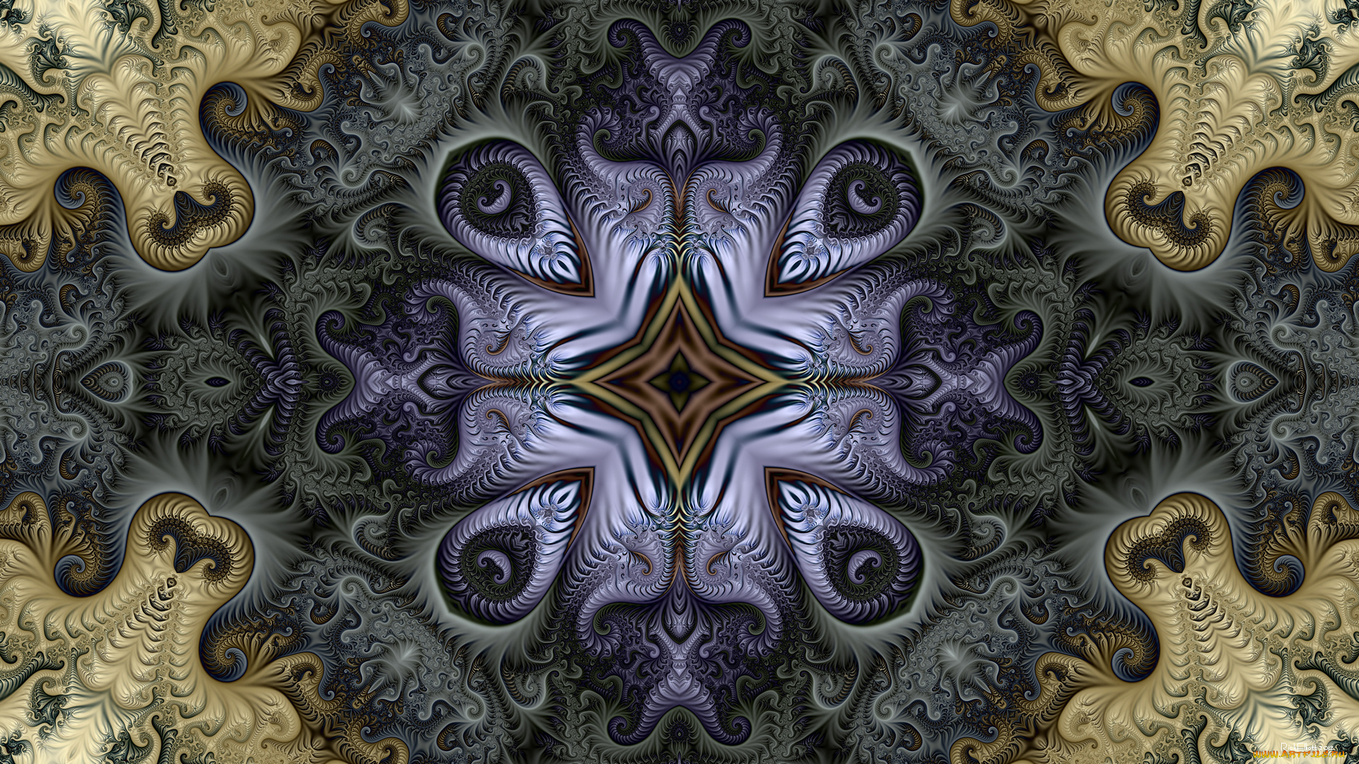 3д, графика, фракталы, , fractal, цвета, фон, узор