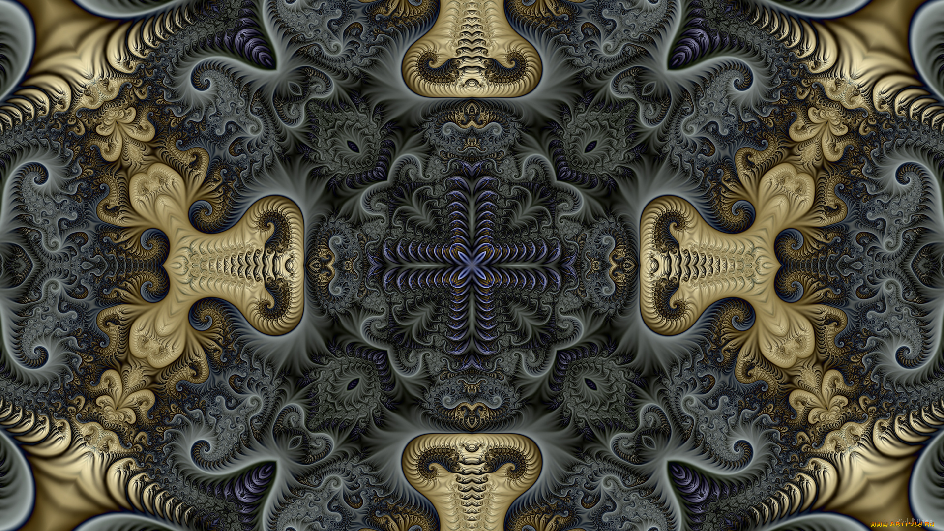 3д, графика, фракталы, , fractal, цвета, узор, фон