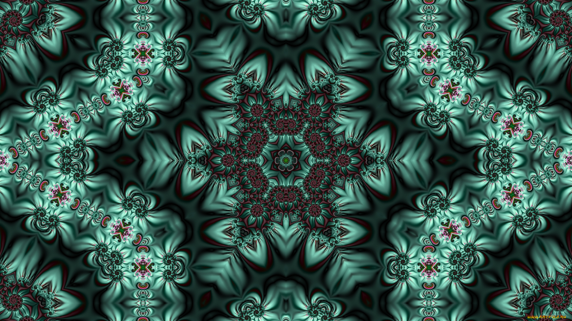 3д, графика, фракталы, , fractal, фон, цвета, узор