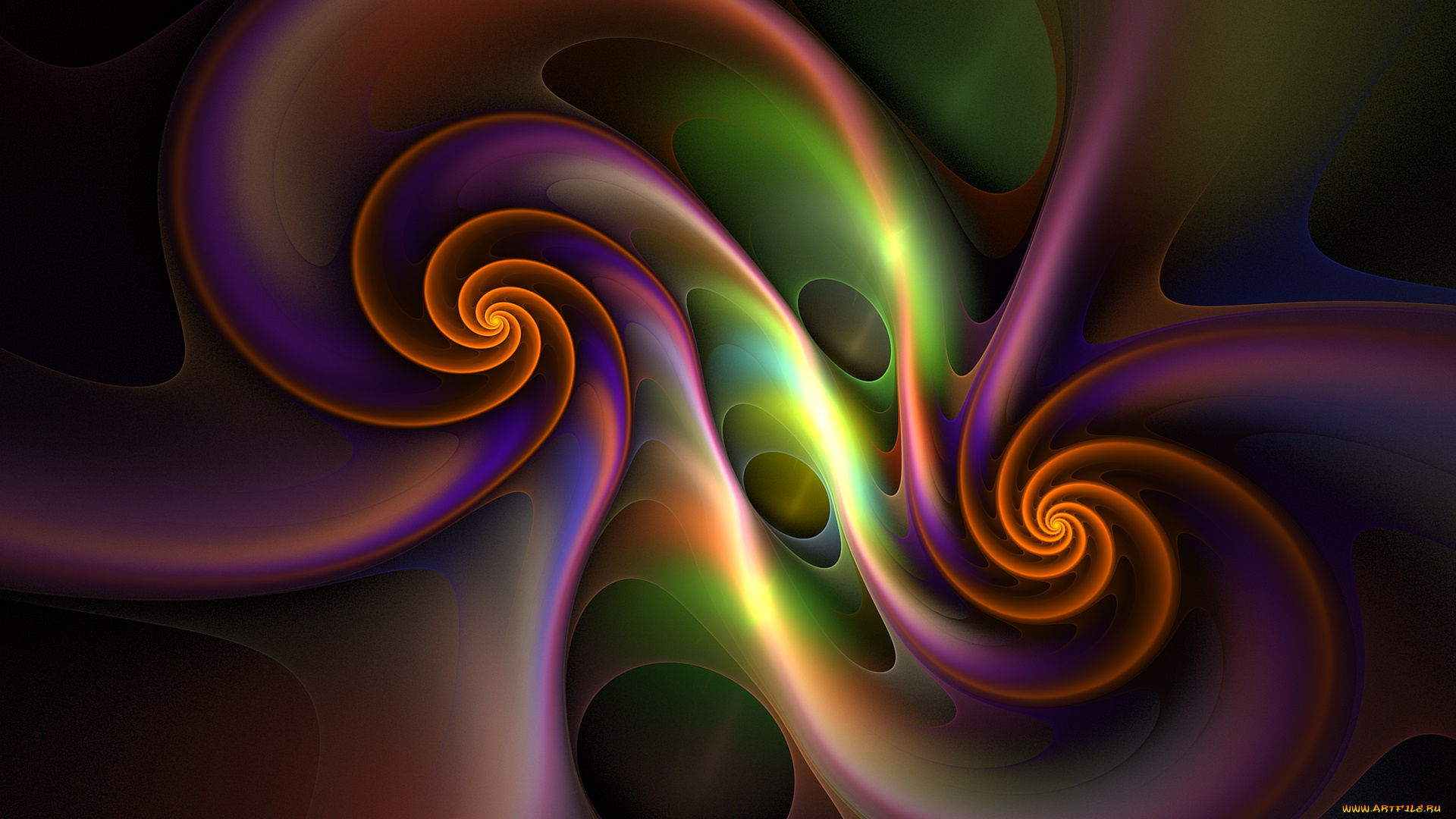 3д, графика, фракталы, , fractal, фон, узор, цвета