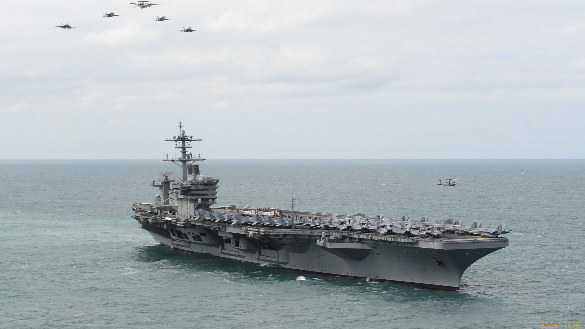 корабли, авианосцы, , вертолётоносцы, aircraft, carrier, cvn, 71, theodore, roosevelt, uss, море, оружие