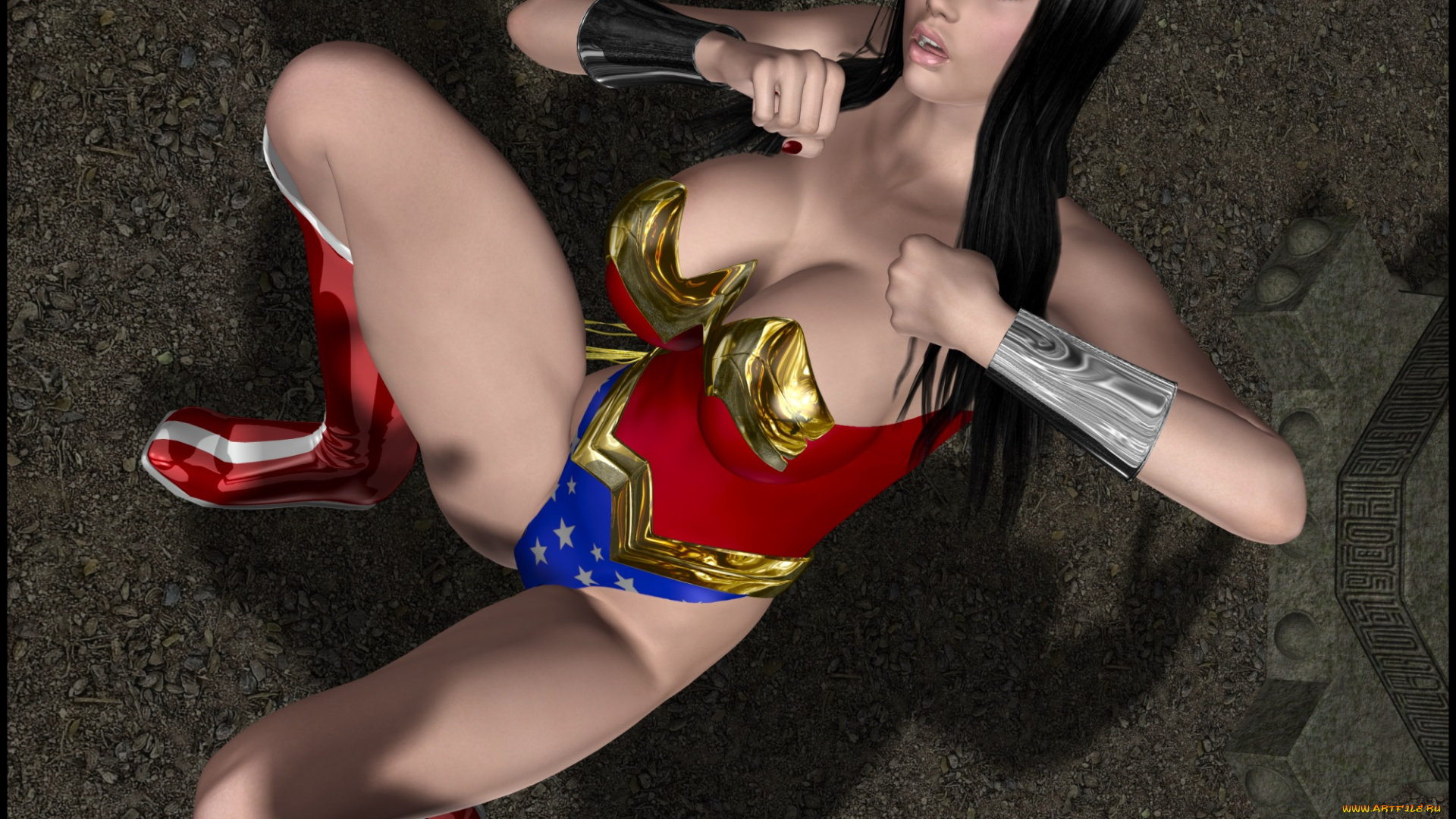 lordsnot, 3д, графика, фантазия, , fantasy, девушка, взгляд, фон, супермен