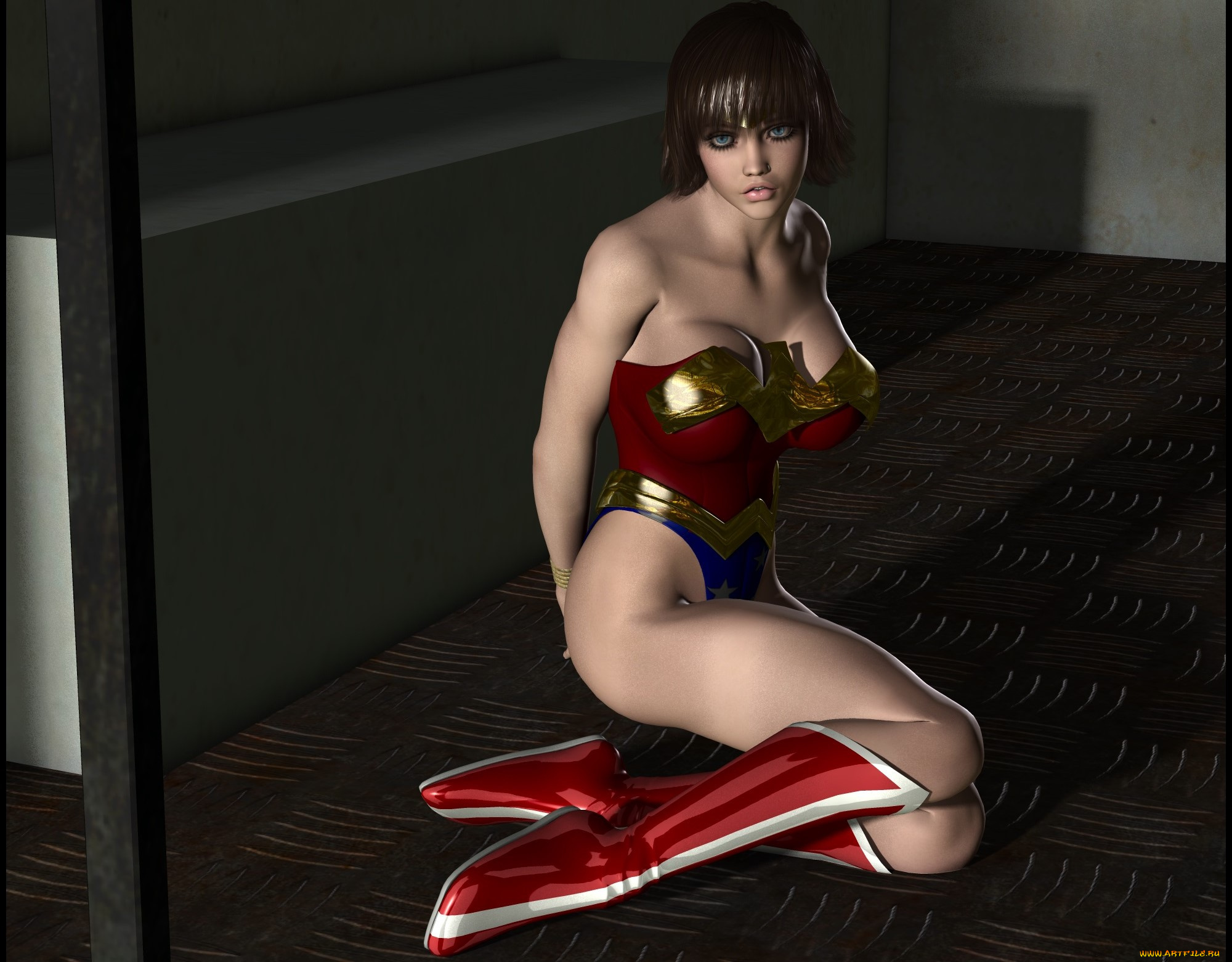 lordsnot, 3д, графика, фантазия, , fantasy, девушка, взгляд, фон, супермен