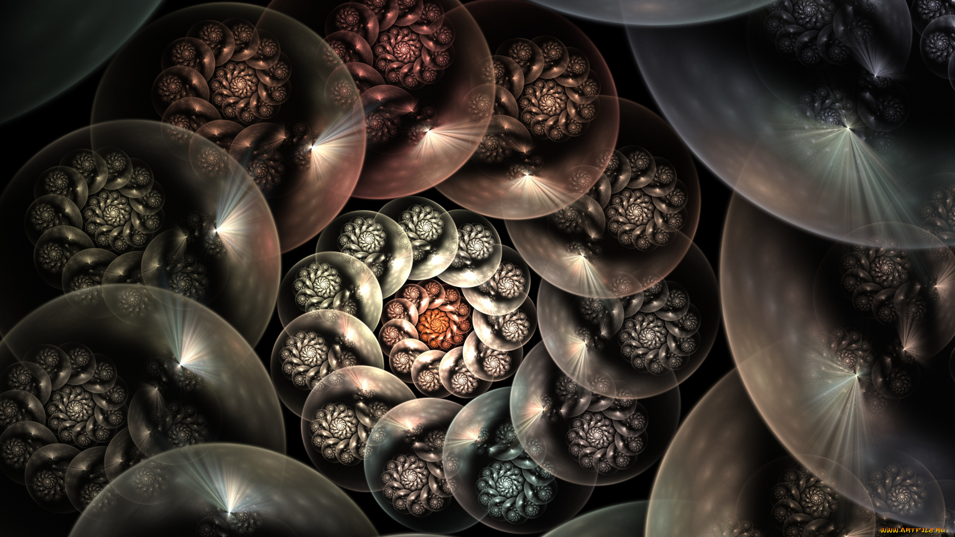 3д, графика, фракталы, , fractal, цвета, узор, фон