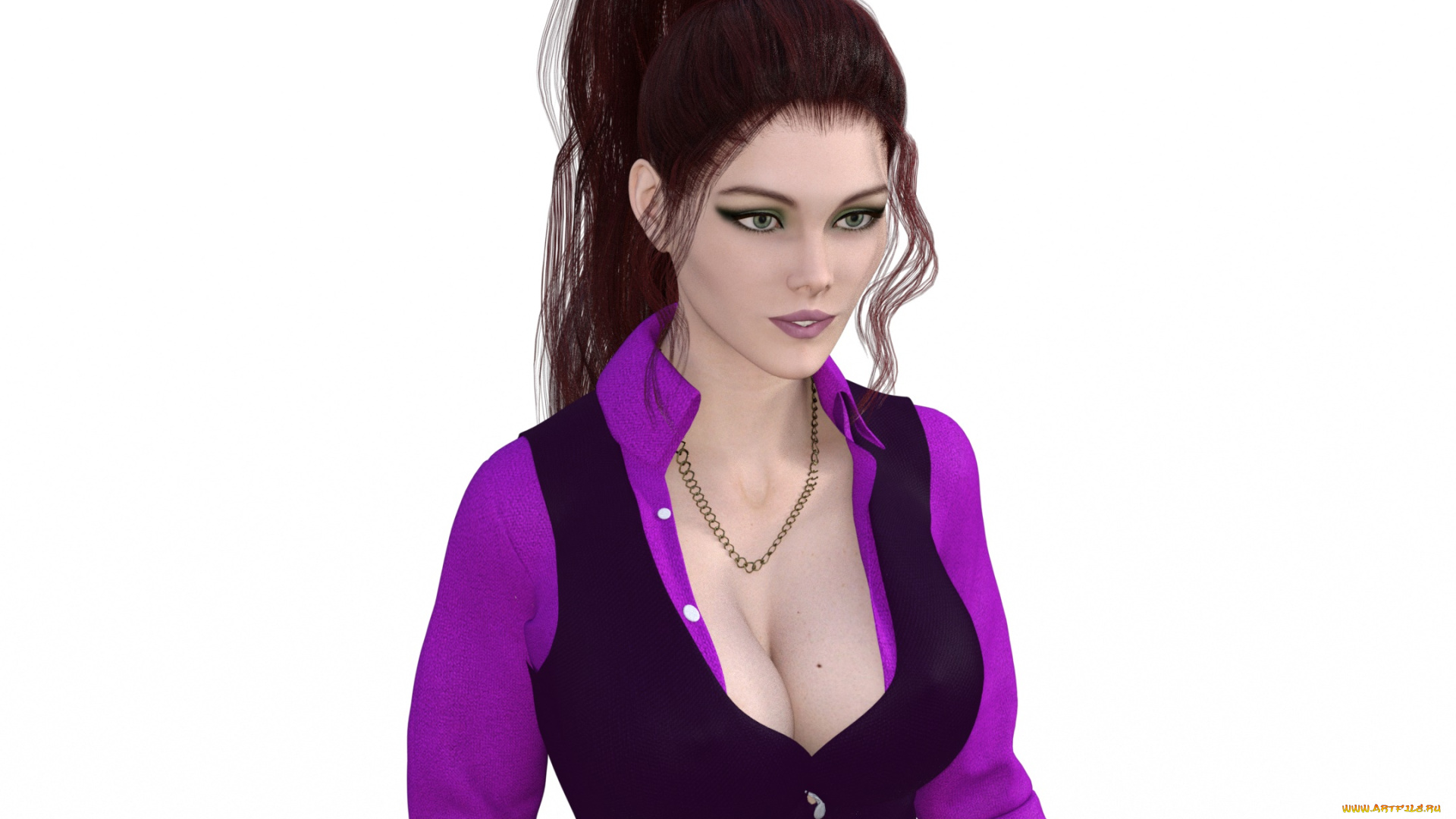 3д, графика, люди, , people, девушка, взгляд, фон