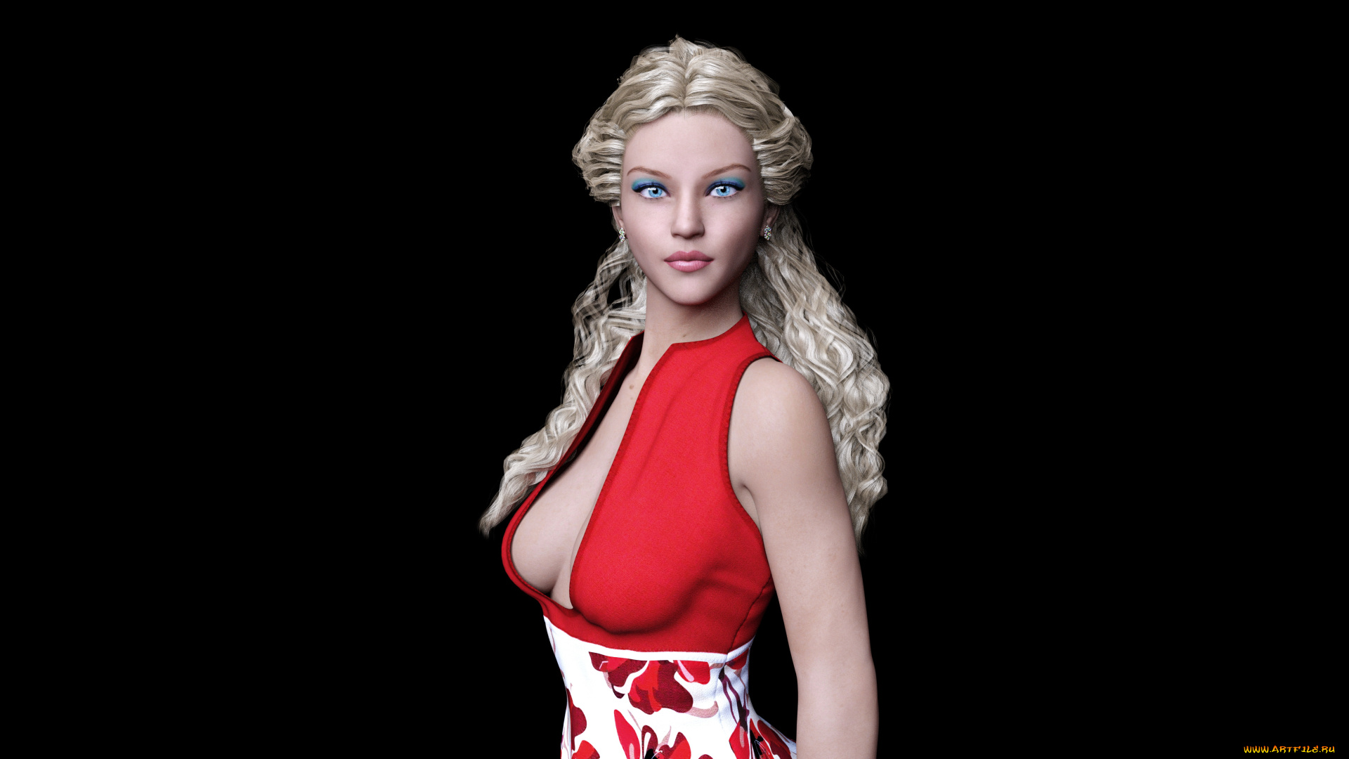 3д, графика, люди, , people, фон, девушка, взгляд