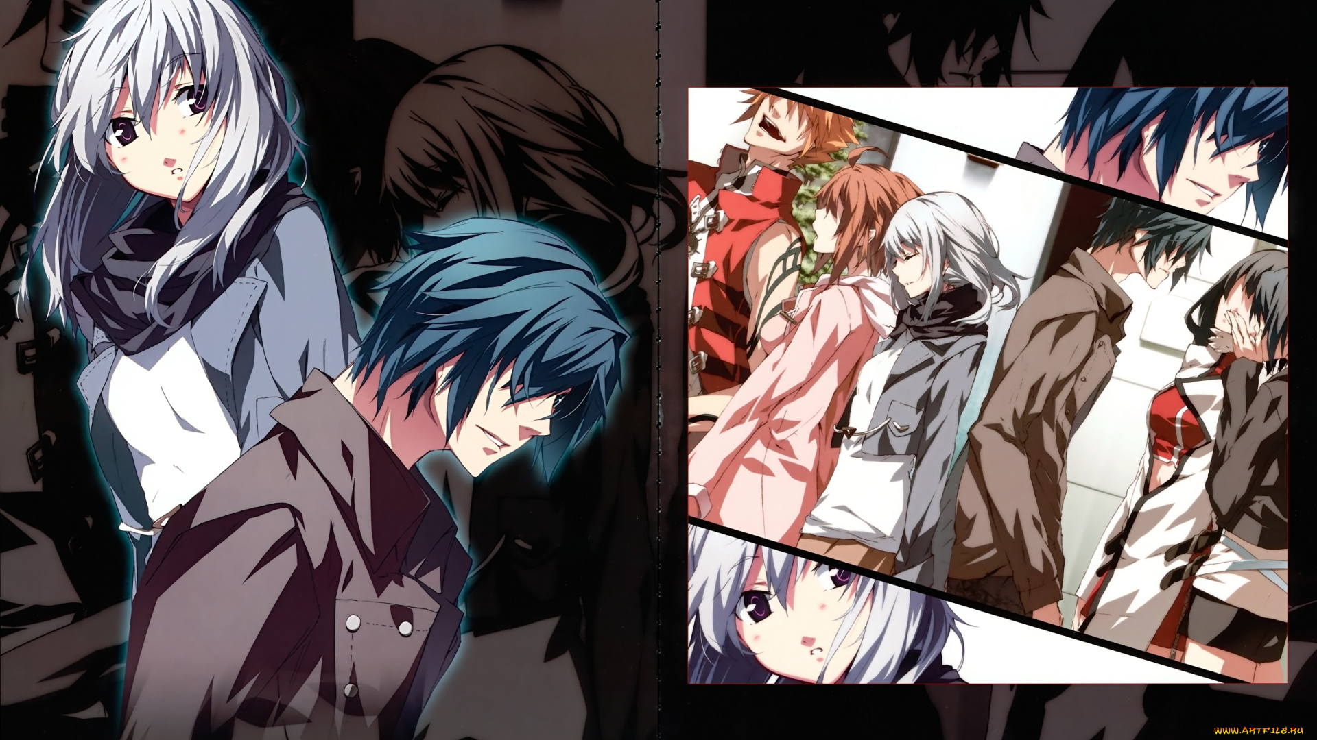 аниме, dies, irae, девушка, парень