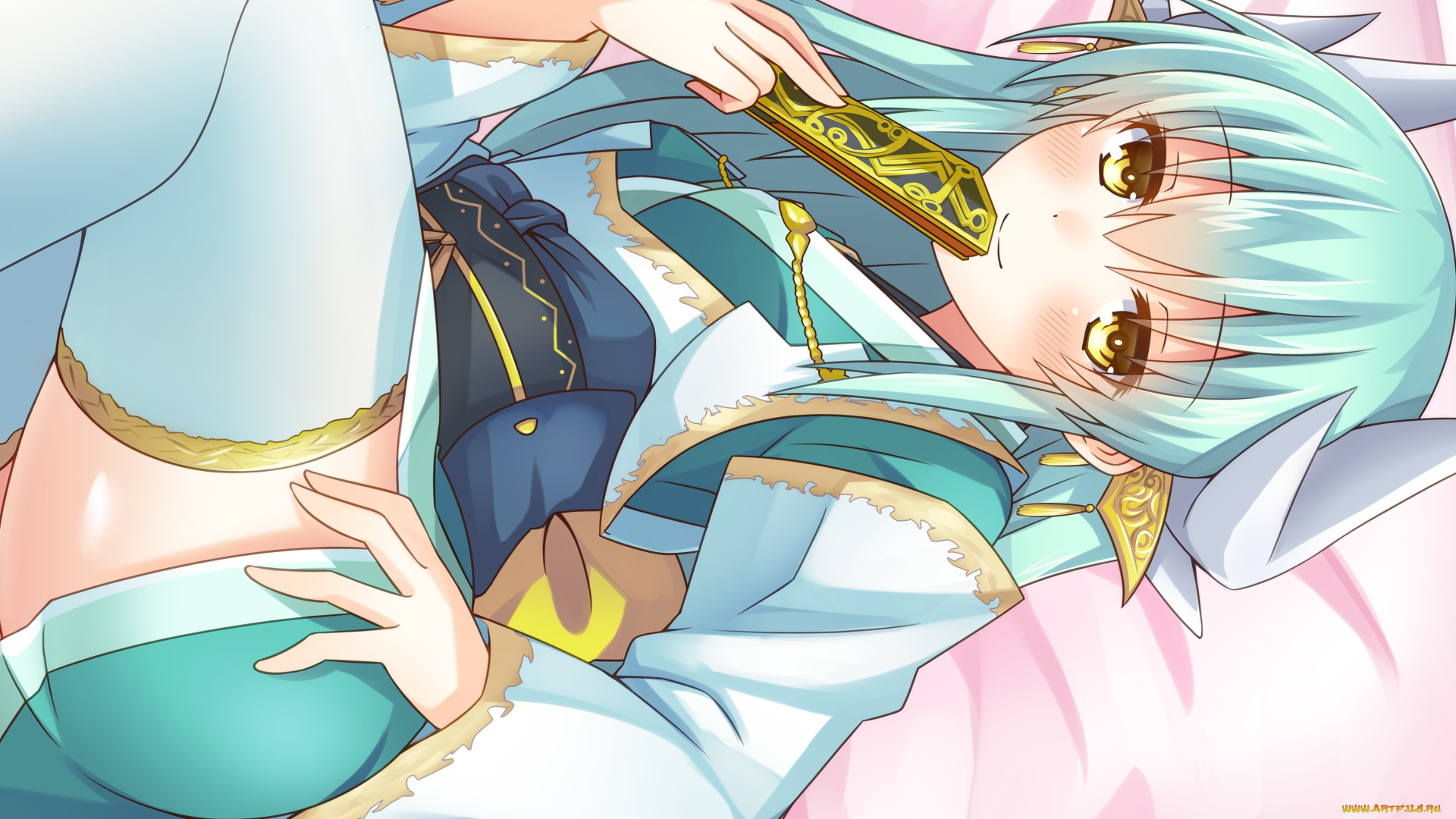 аниме, fate, stay, night, kiyohime, девушка, веер