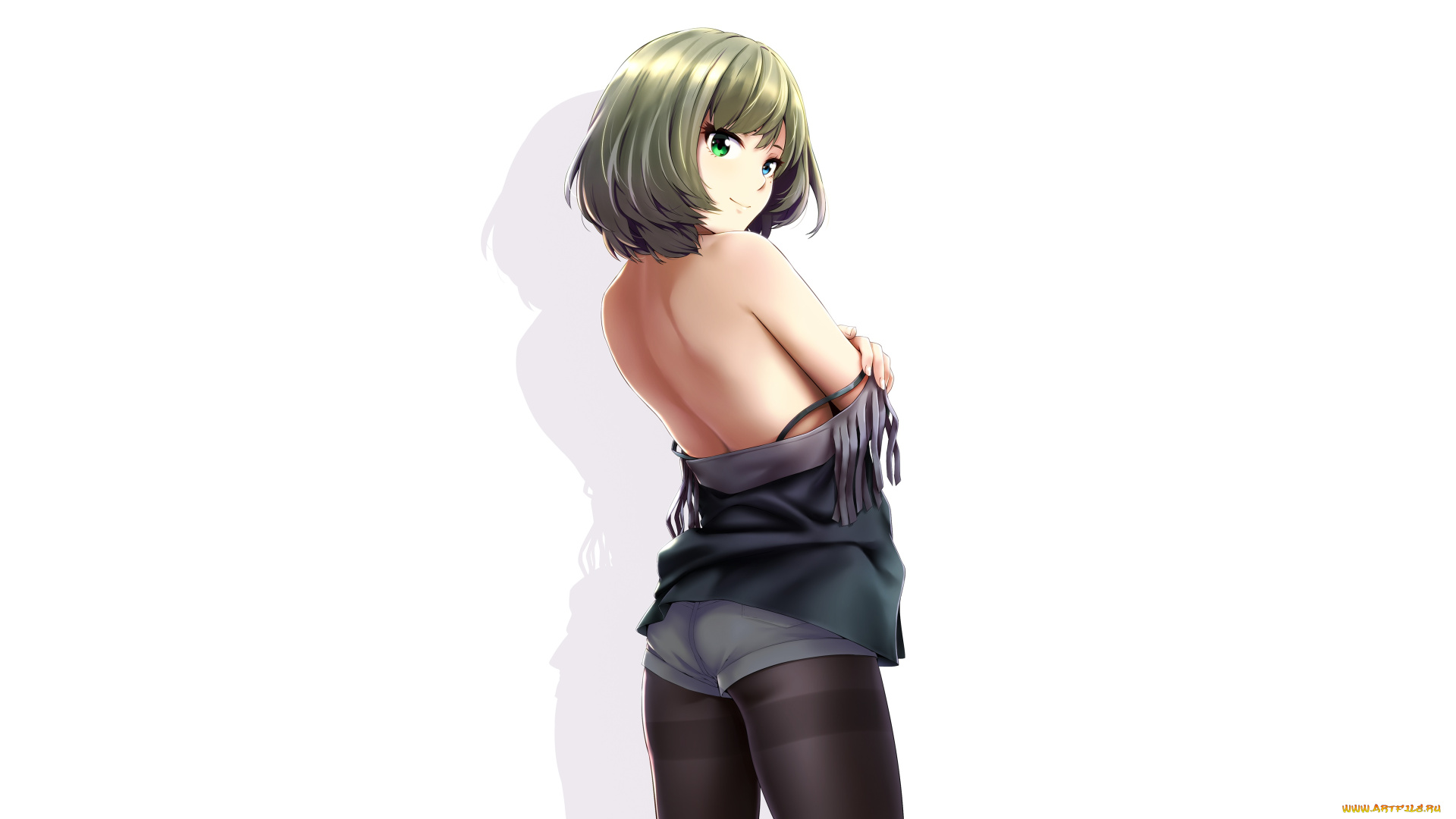 аниме, idolm@ster, девушка, фон, взгляд