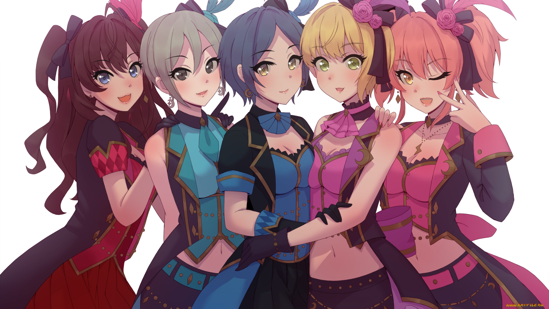 аниме, idolm@ster, idolmaster, cinderella, girls, hayami, kanade, ichinose, shiki, jougasaki, mika, miyamoto, frederica, shiomi, shuuko, fukuro, ko