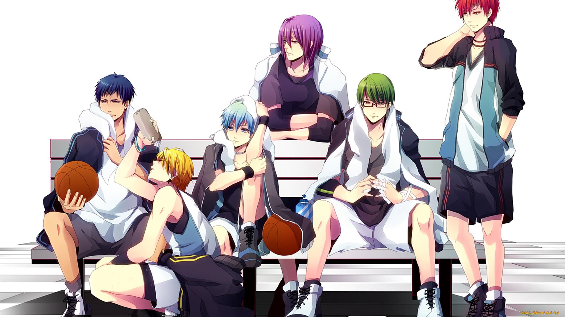 аниме, kuroko, no, baske, баскетбол, куроко