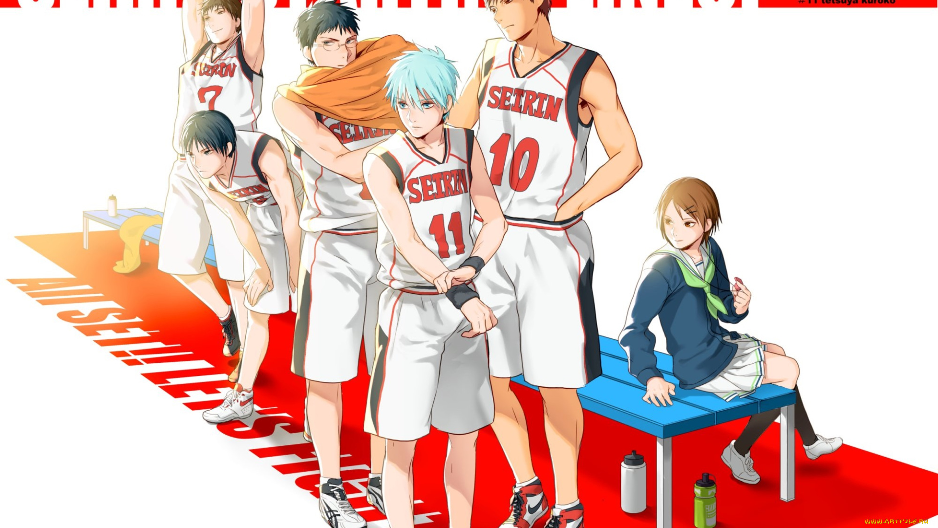 аниме, kuroko, no, baske, баскетбол, куроко