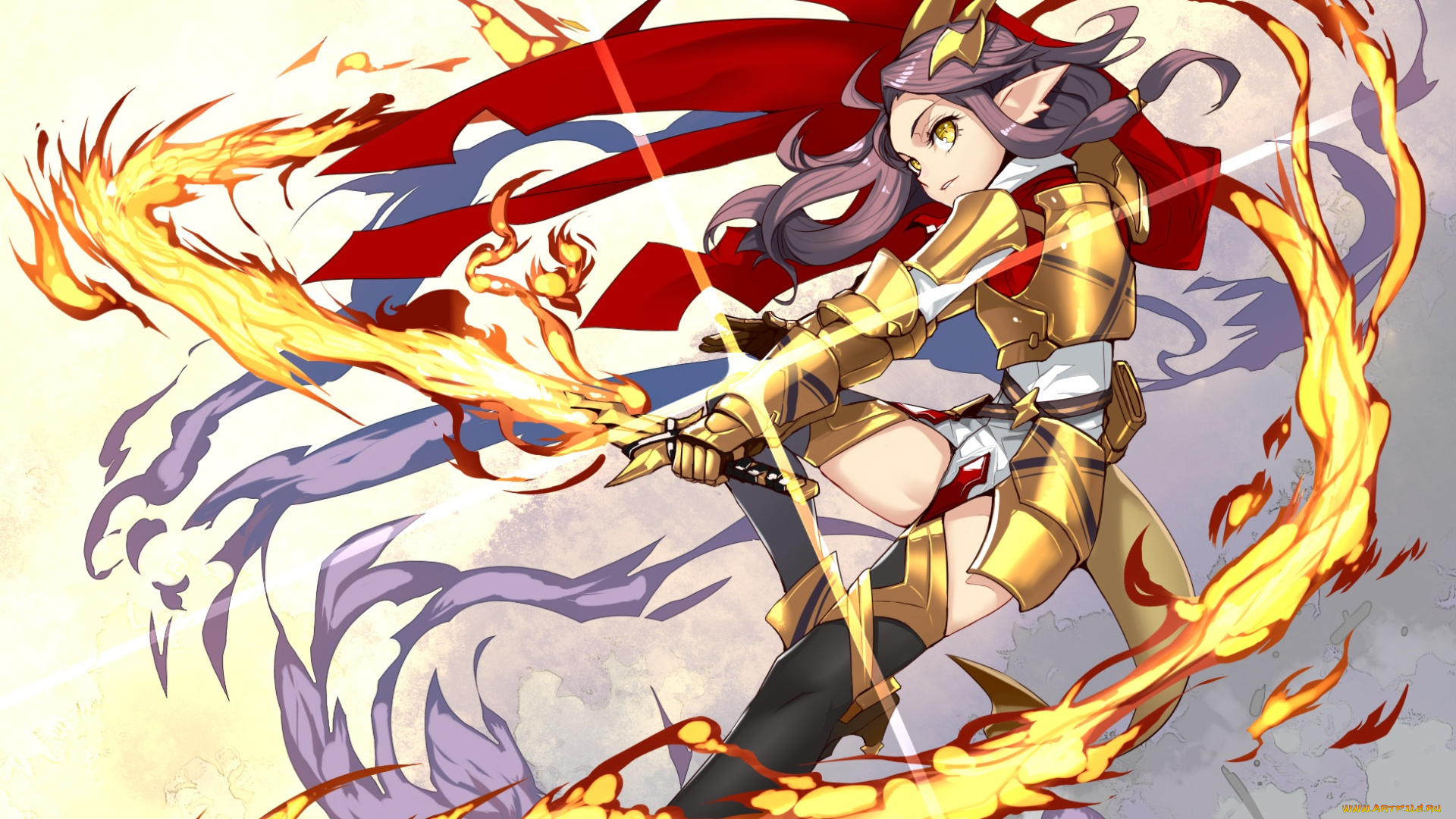 аниме, pixiv, fantasia, девушка