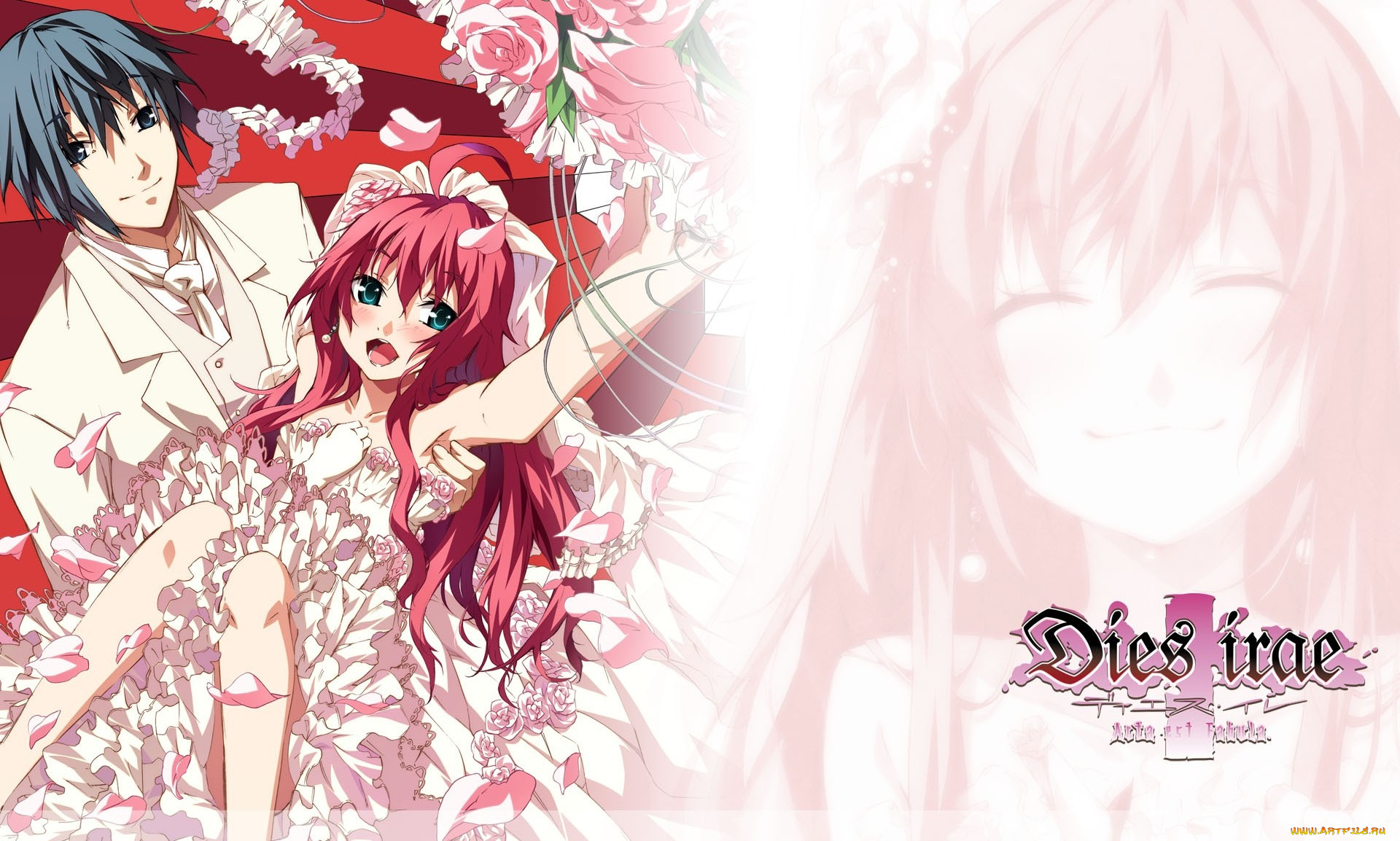 аниме, dies, irae, dies, irae, пара, свадьба