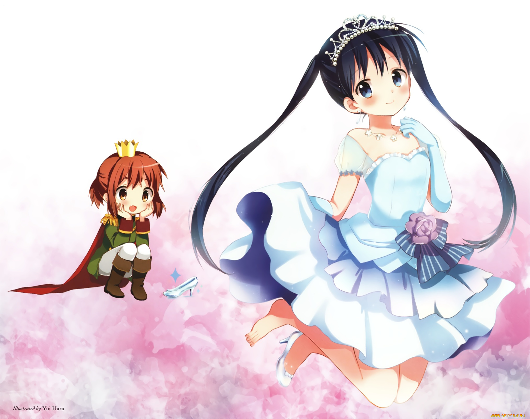 аниме, unknown, , другое, hara, yui, kiniro, mosaic, inokuma, youko, komichi, aya