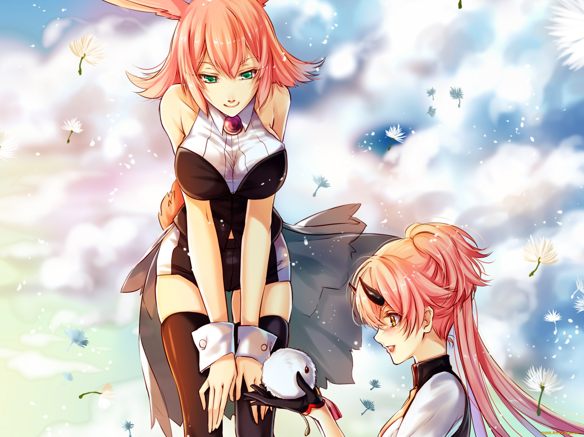 аниме, pixiv, fantasia, девушки