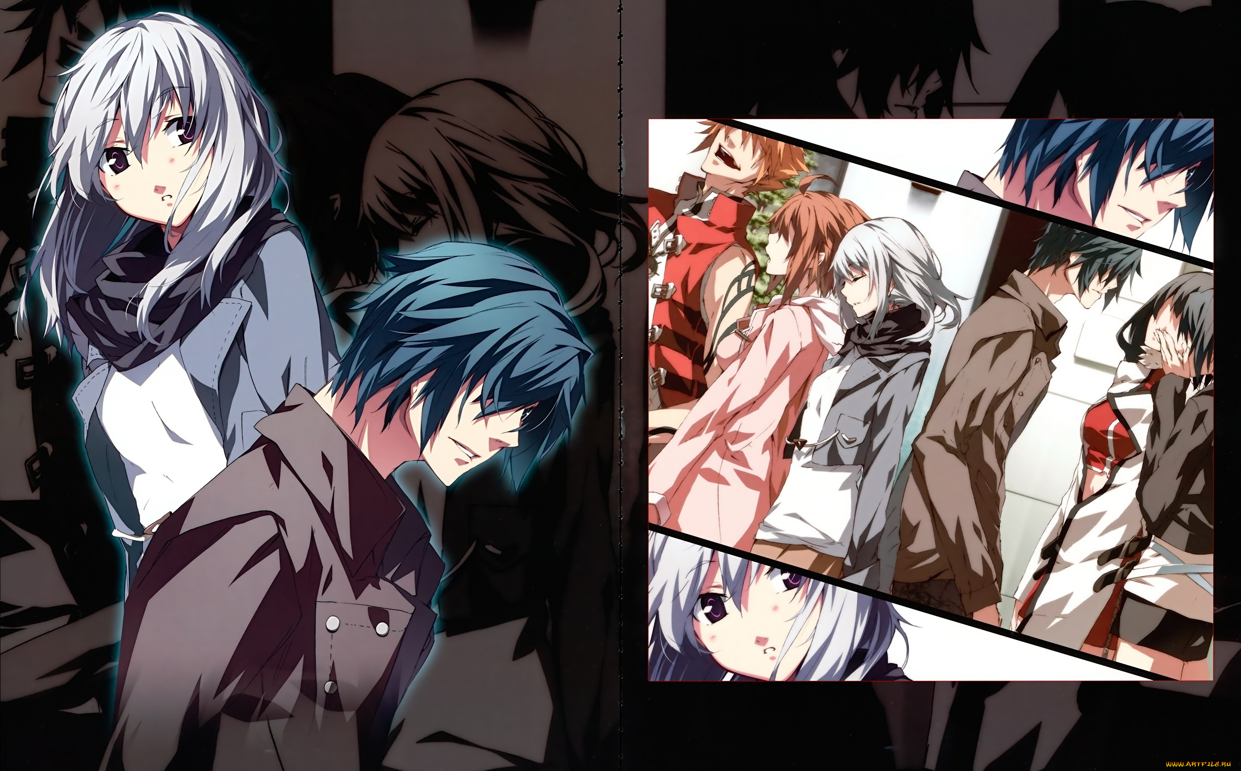 аниме, dies, irae, девушка, парень