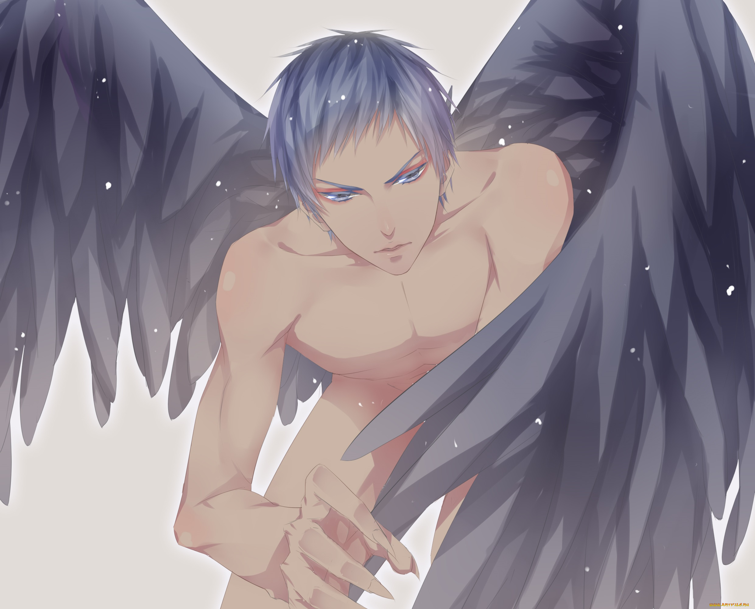 аниме, kuroko, no, baske, баскетбол, куроко, парень, арт, ангел