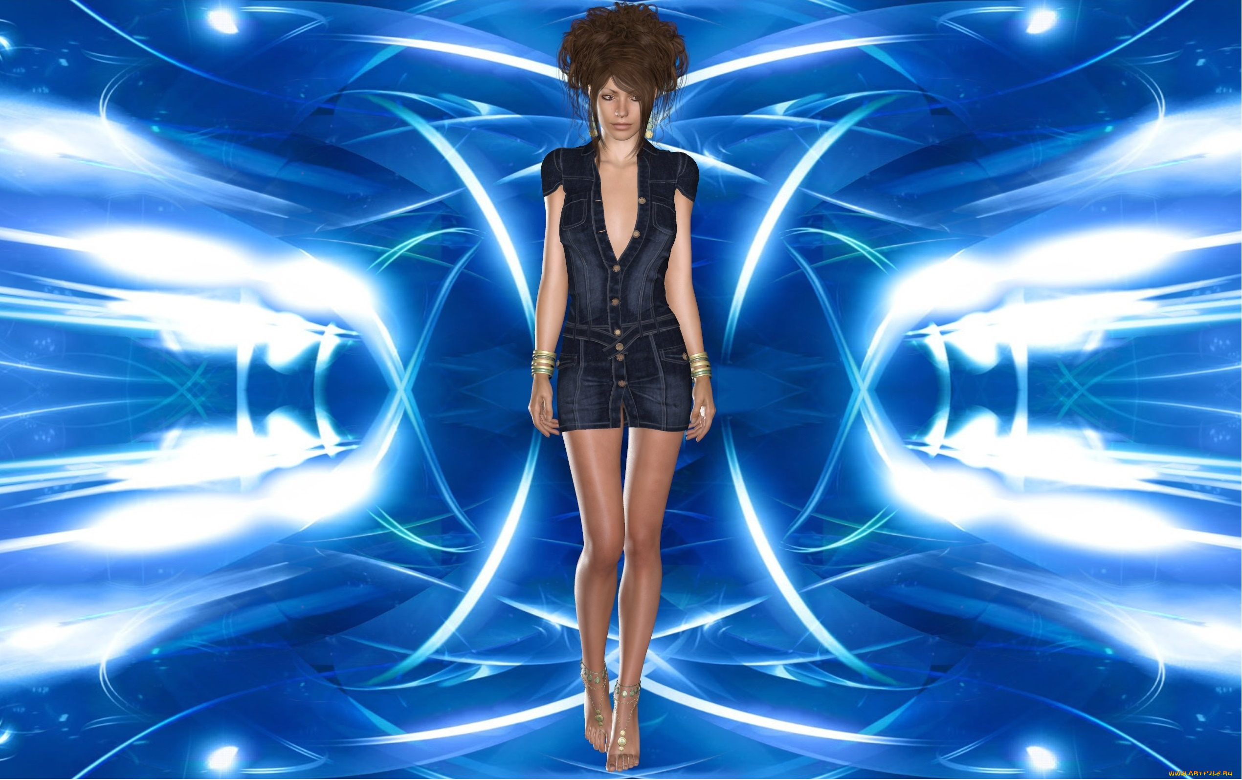 3д, графика, люди, , people, девушка, фон, взгляд