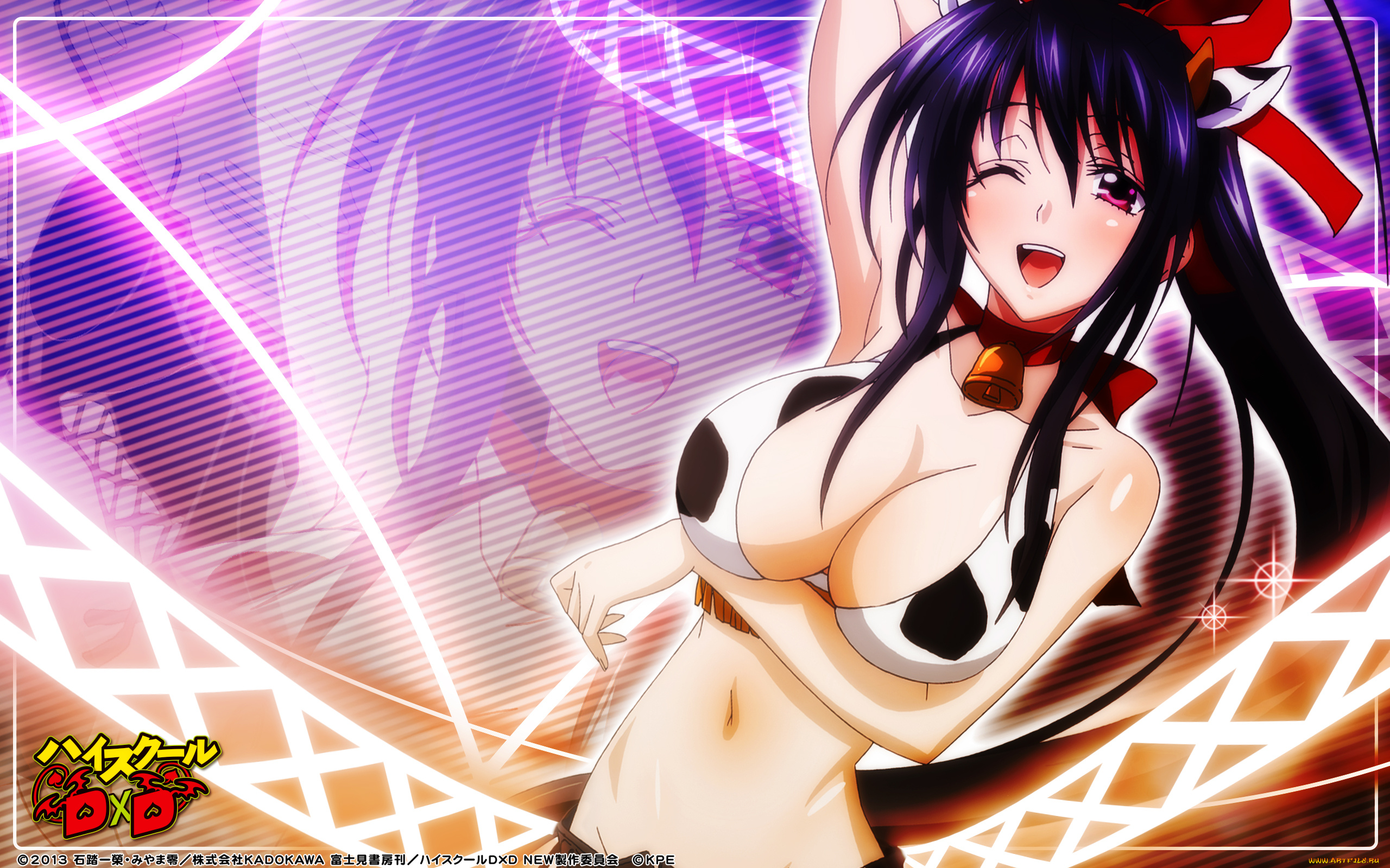 аниме, highschool, dxd, highschool, dxd, himejima, akeno