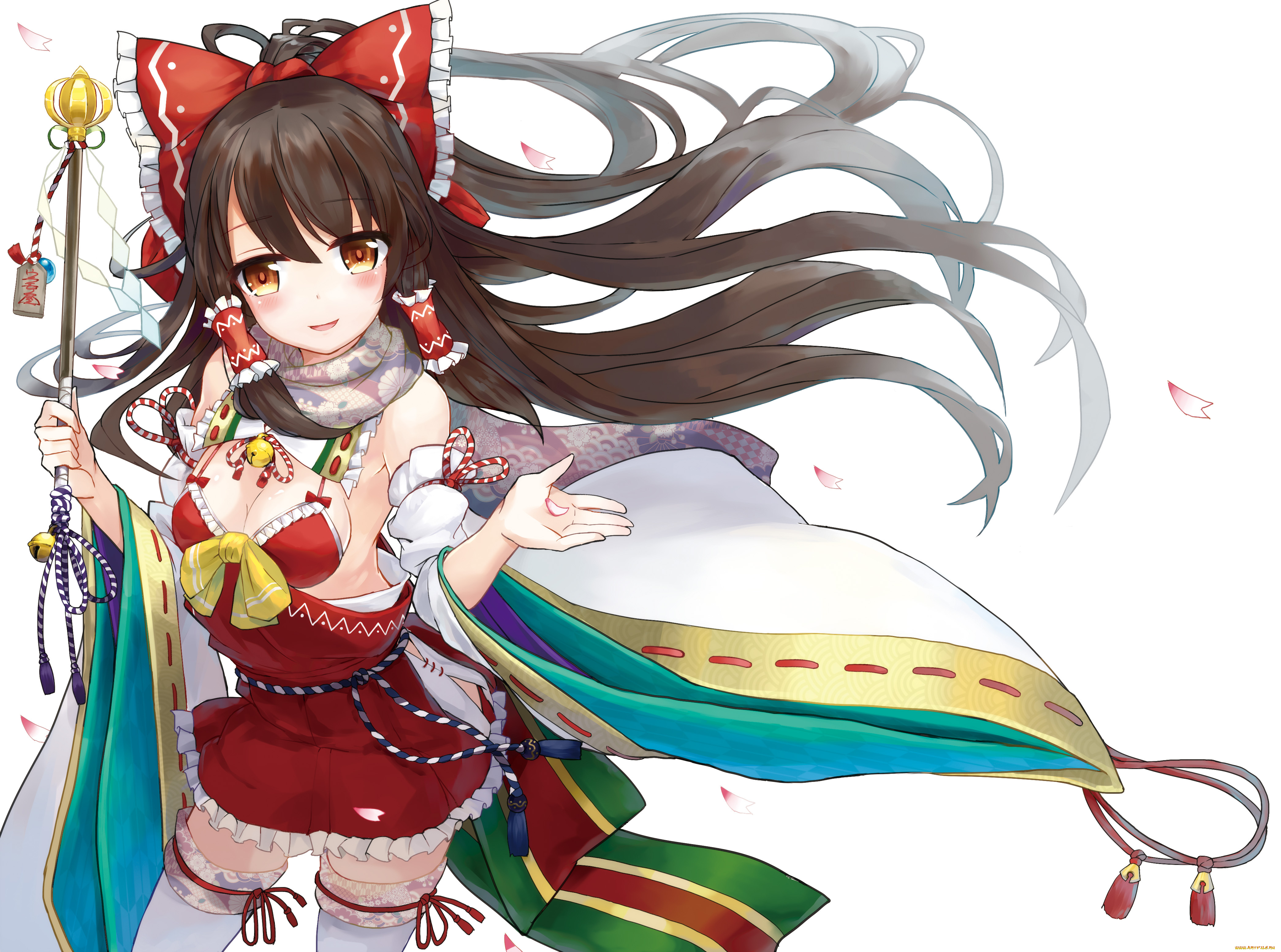 аниме, touhou, monoto, hakurei, reimu