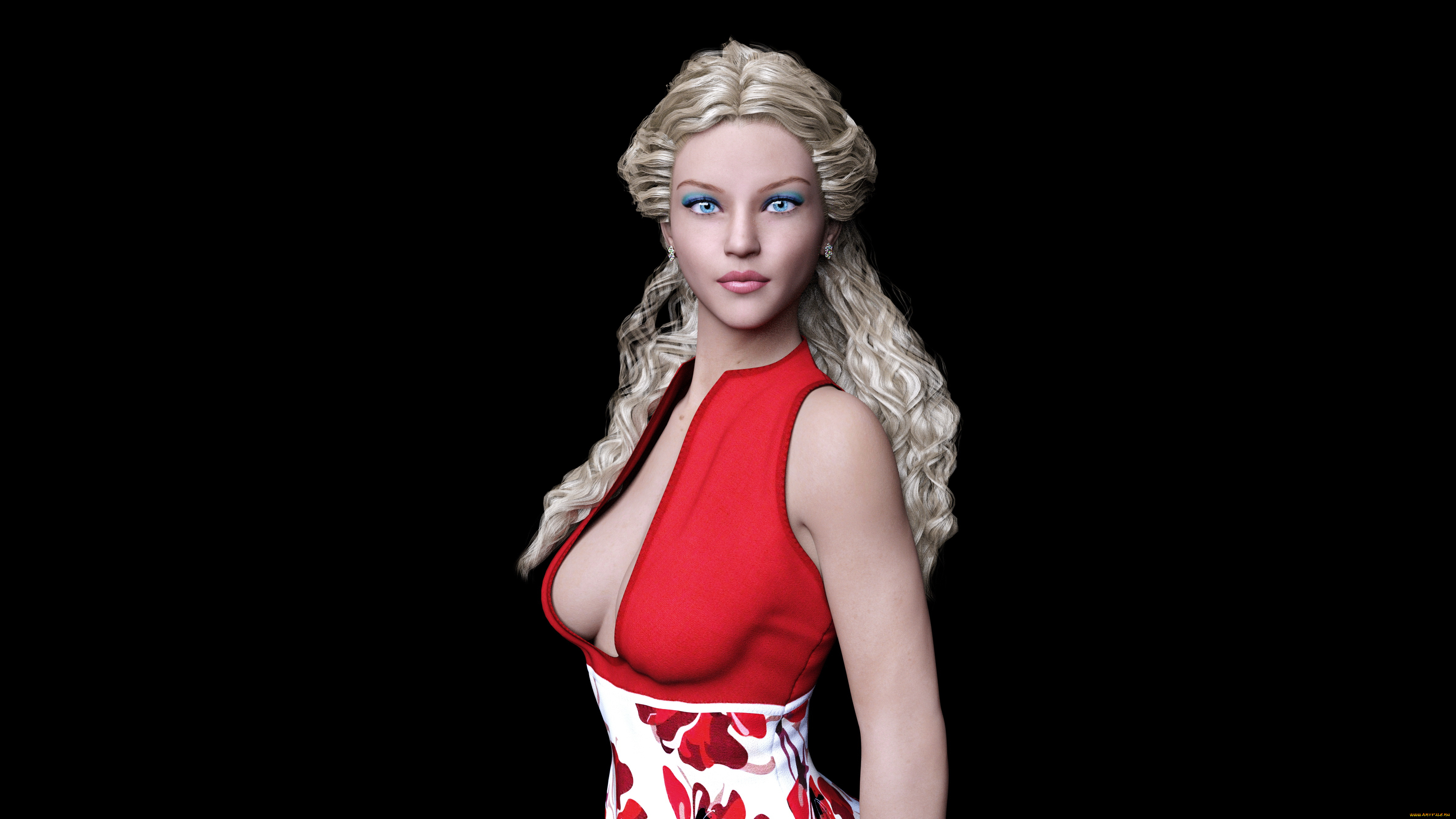 3д, графика, люди, , people, фон, девушка, взгляд