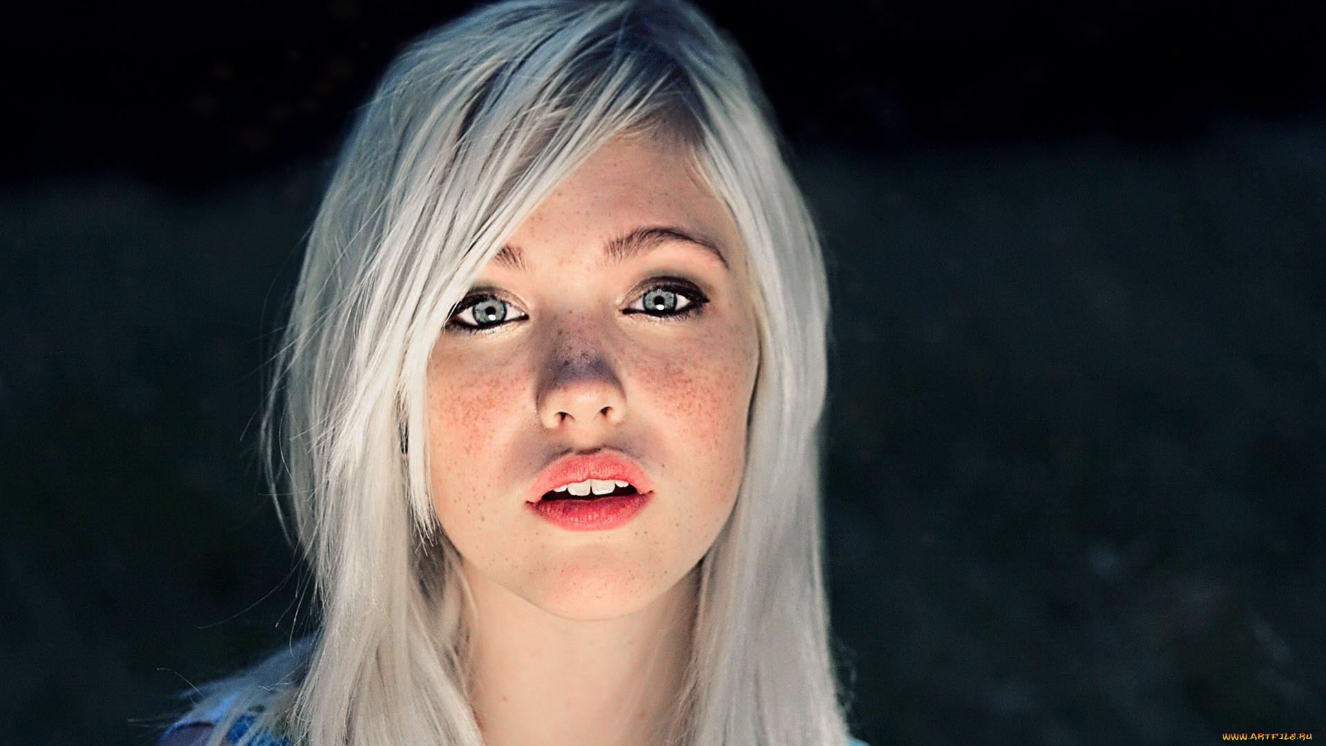 девушки, devon, jade, rudrik, блондинка, лицо, веснушки