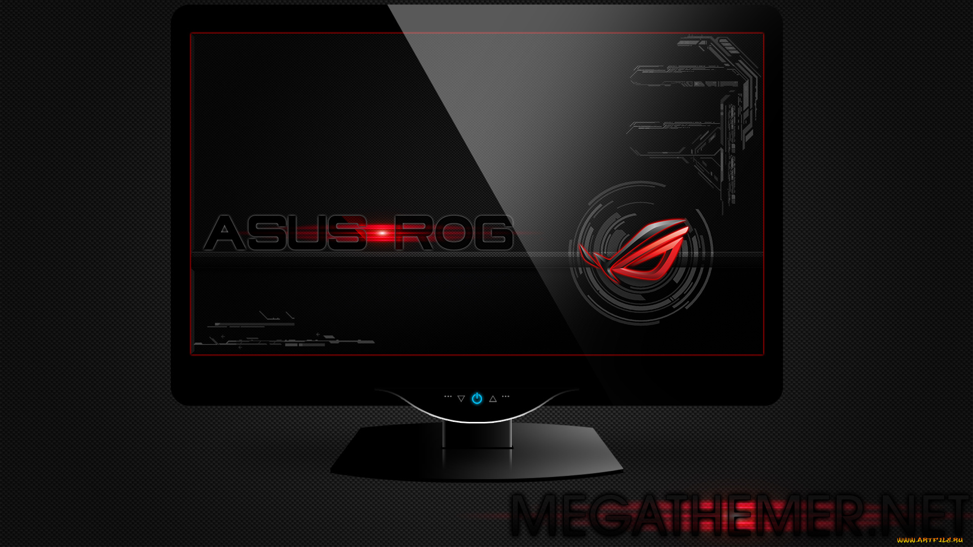 компьютеры, asus, логотип, фон