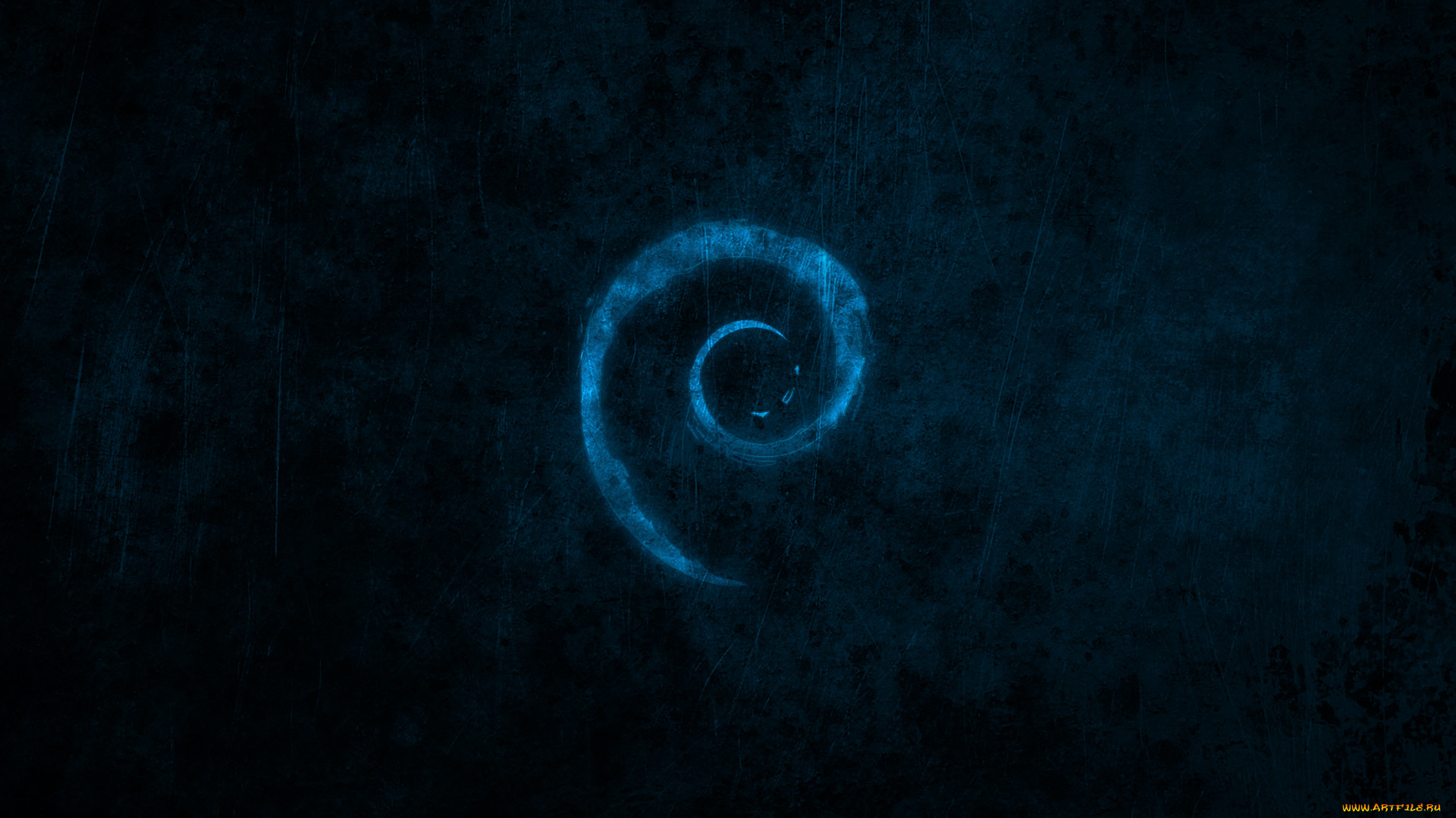 компьютеры, debian, фон, логотип